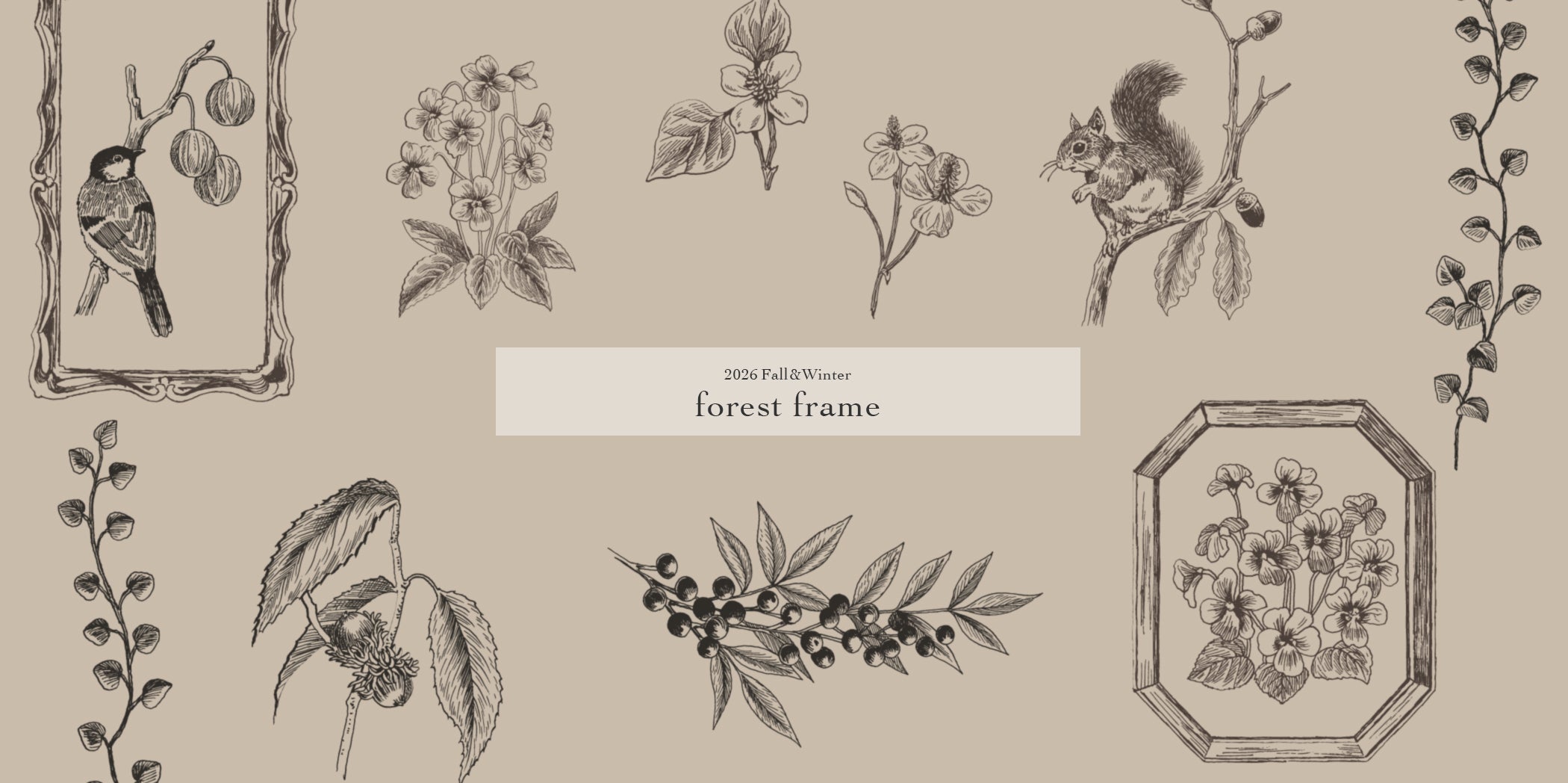 forest frame | marble SUD(マーブルシュッド)公式通販