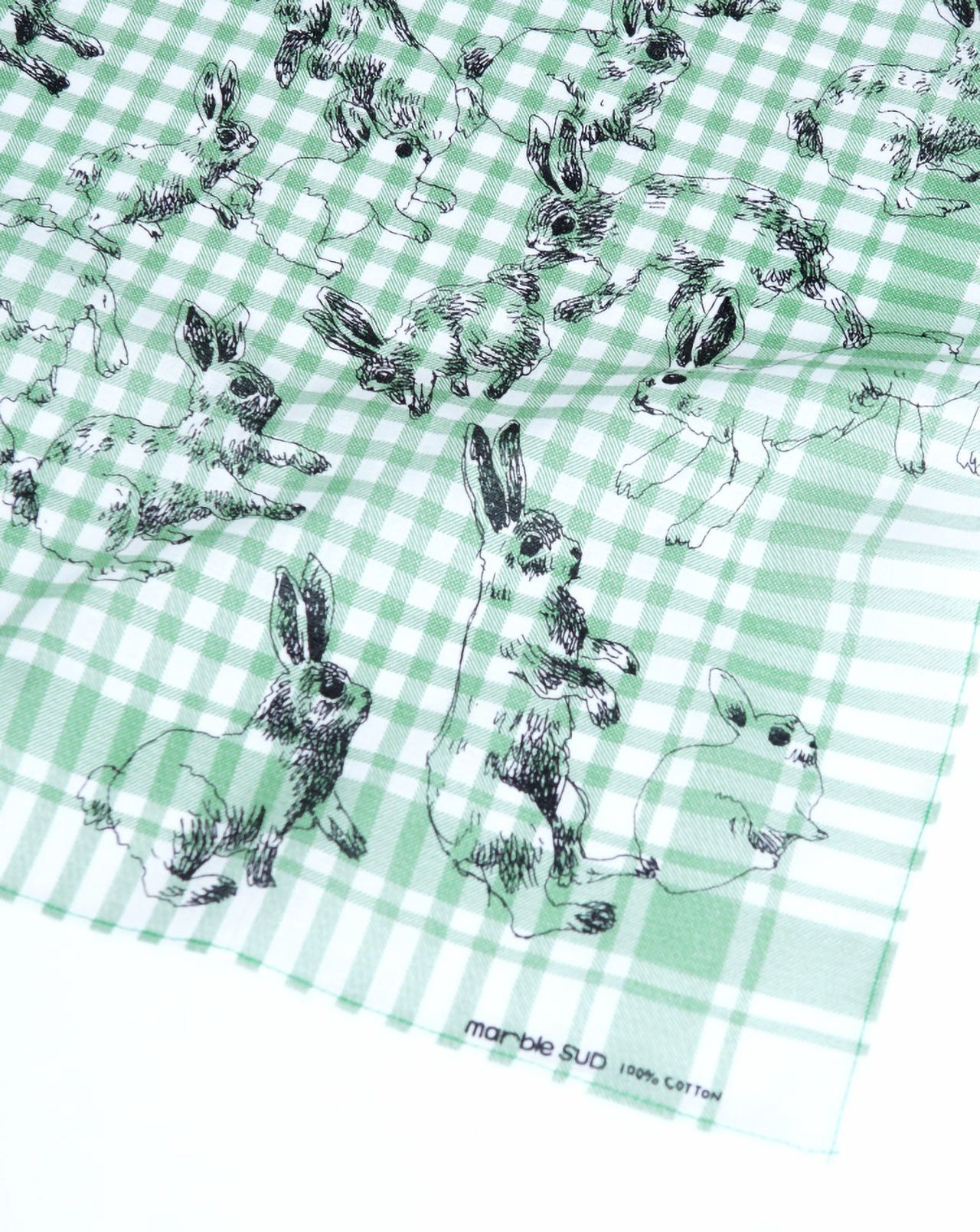 バンダナ Rabbit Check | marble SUD(マーブルシュッド)公式通販