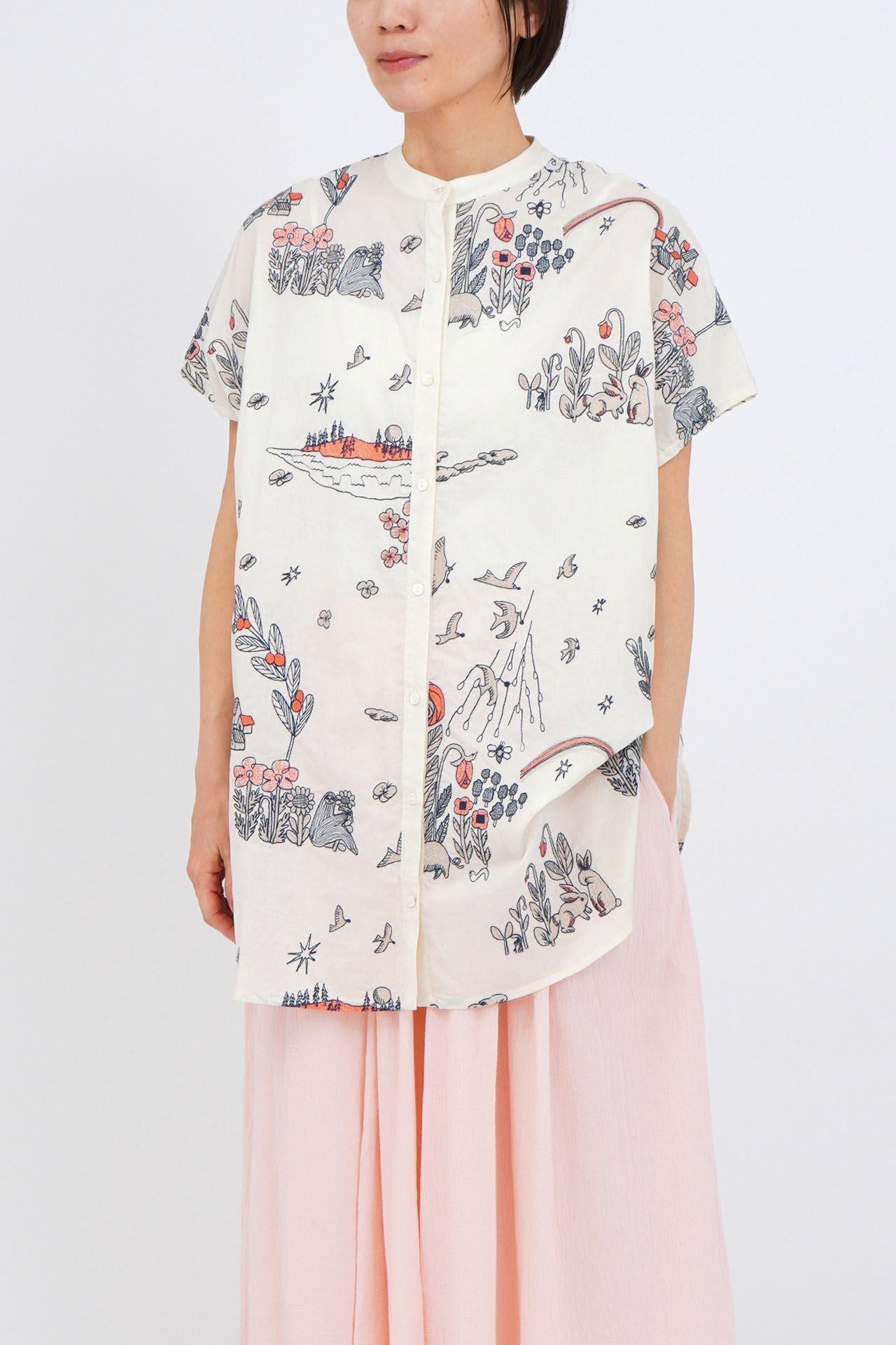 ☆EMB rainbow Tunic | marble SUD(マーブルシュッド)公式通販