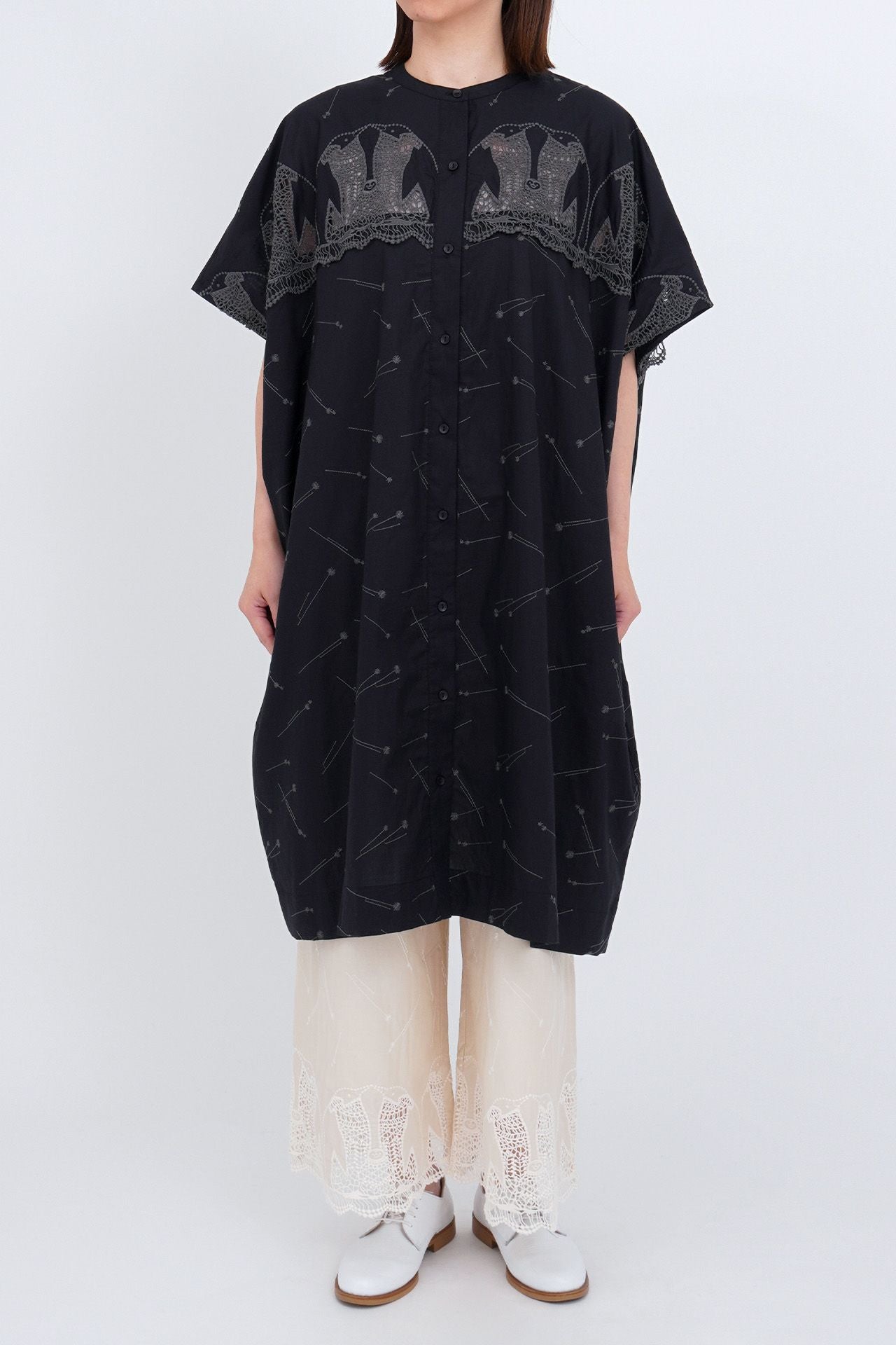 未使用　マーブルシュッドmarble sud ペンギン　刺繍　チュニック ☆レースペンギン チュニックOP | marble SUD(マーブルシュッド)公式通販