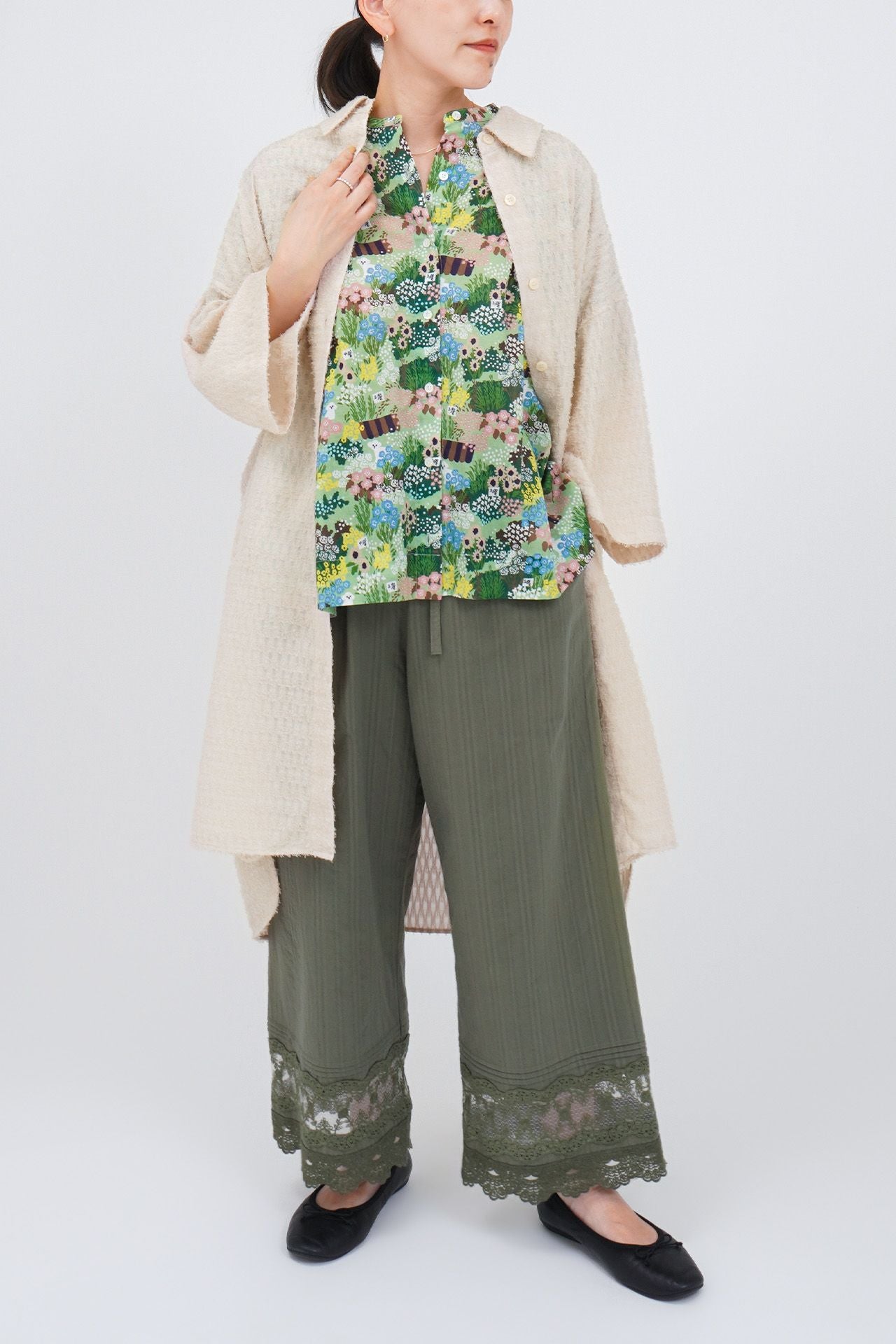 GREEN/model:161cm