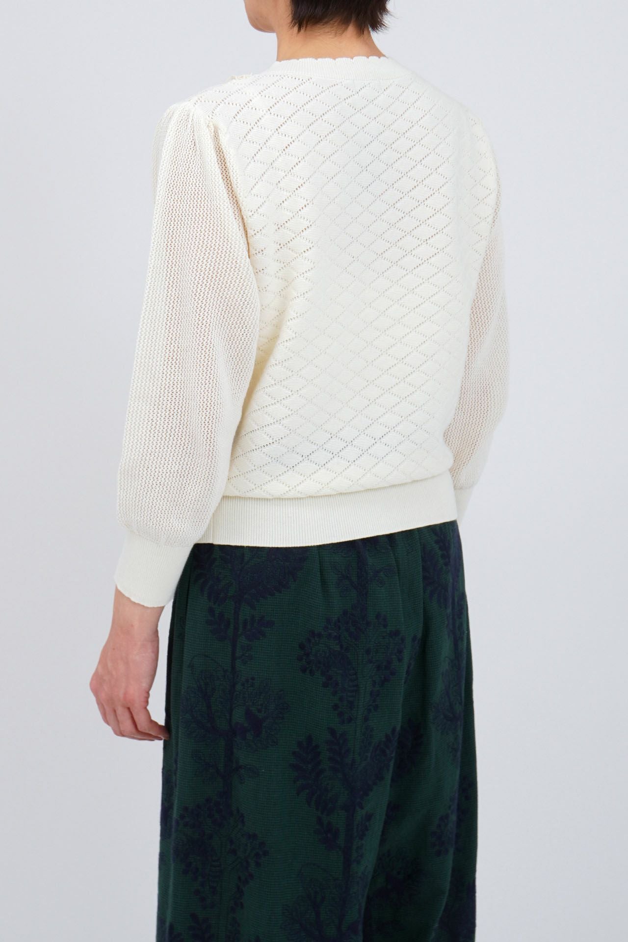 美品 25SS マーブルシュッド carrot yard カーディガン　ウサギ 透かし Flower CD | marble SUD(マーブルシュッド)公式通販