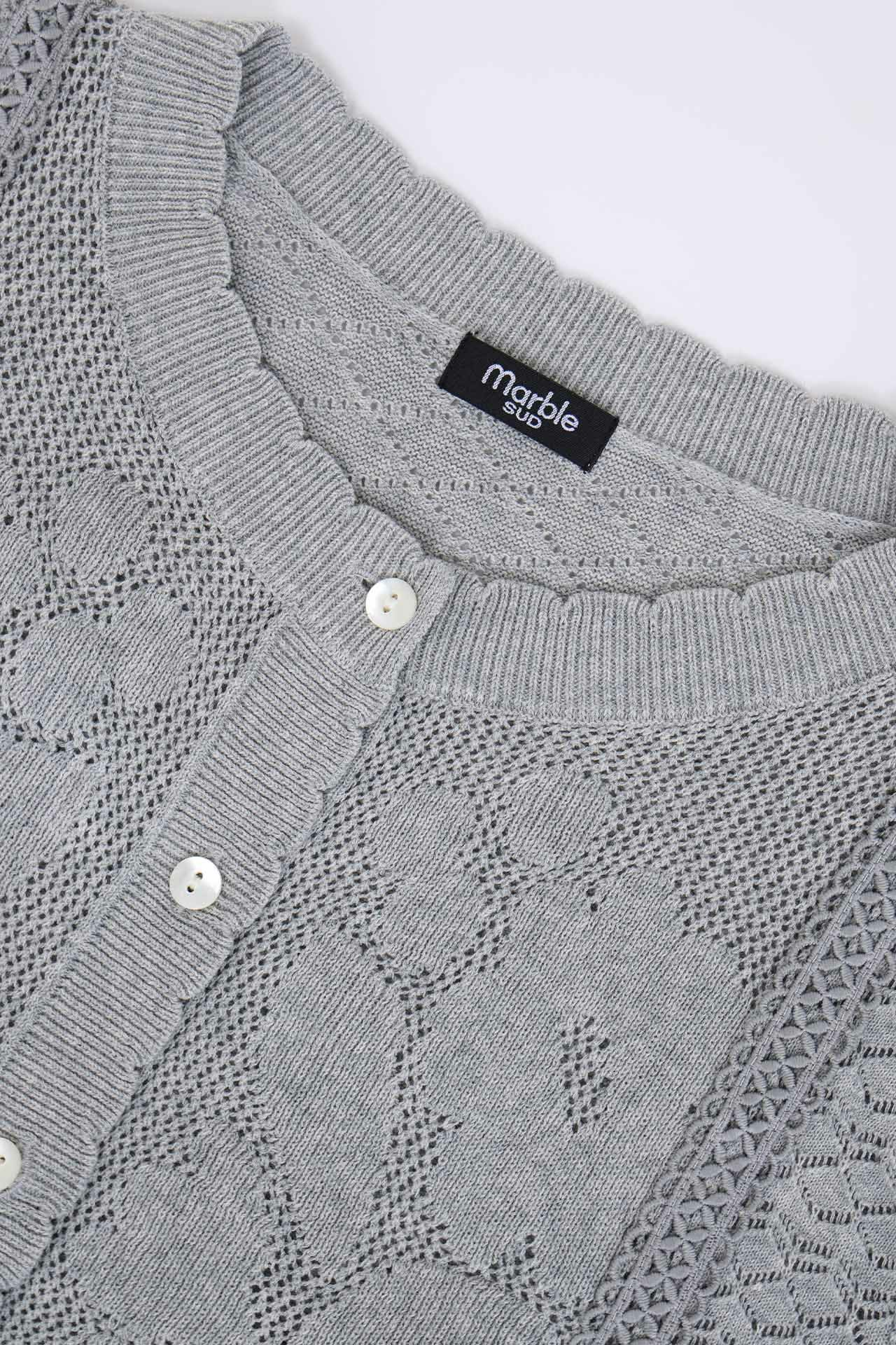 美品 25SS マーブルシュッド carrot yard カーディガン　ウサギ 透かし Flower CD | marble SUD(マーブルシュッド)公式通販