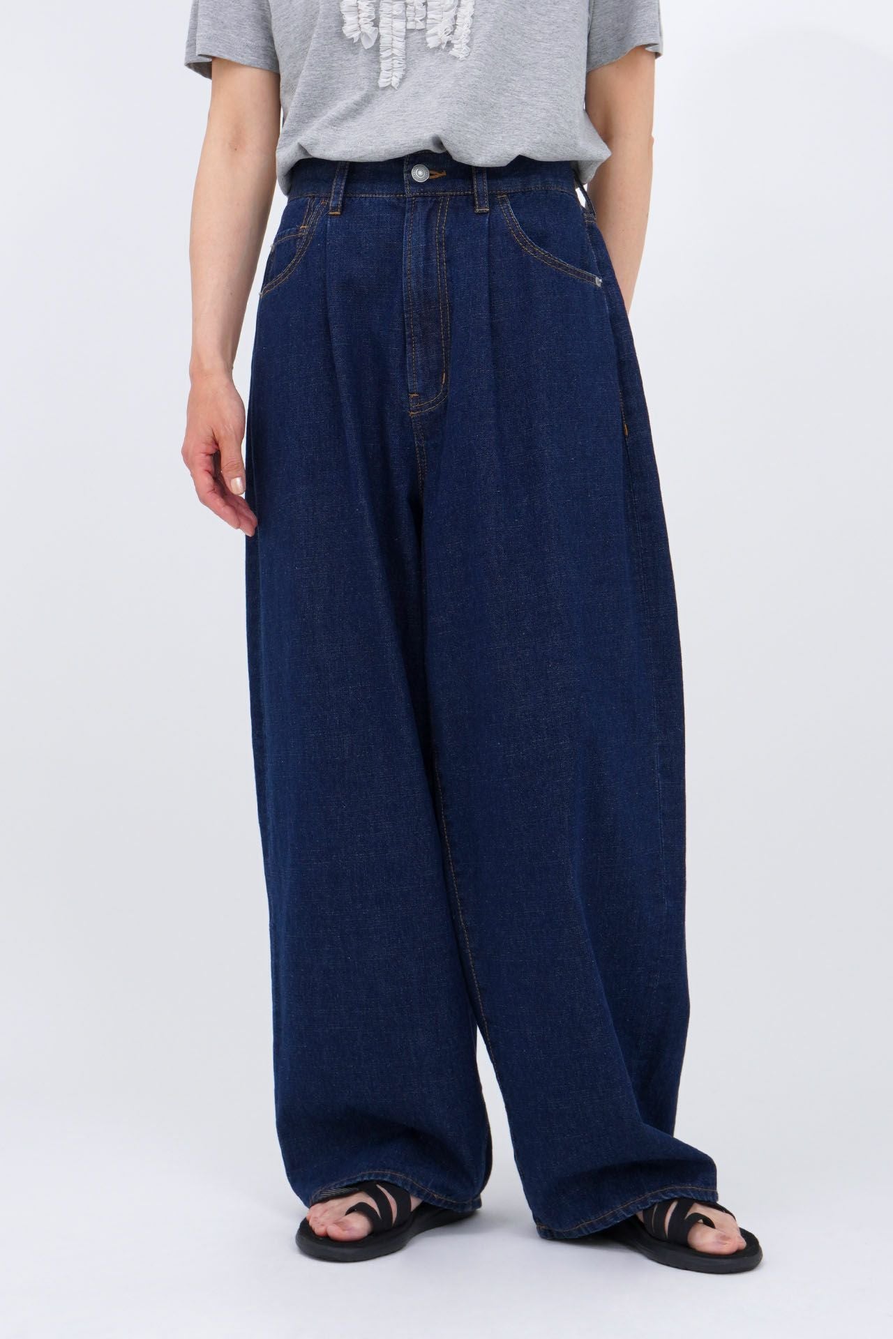 新品定価17380円　marble SUD マーブルシュッド　デニムパンツ デニム WIDE PT | marble SUD(マーブルシュッド)公式通販
