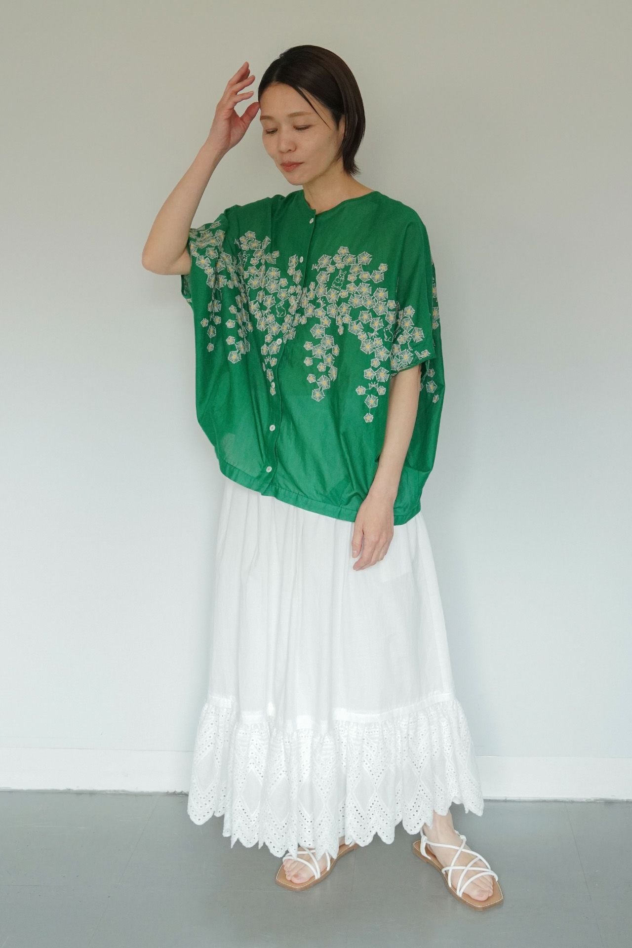 GREEN/model:161cm