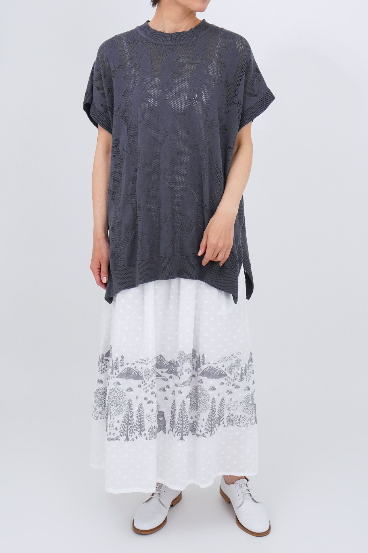 WHITE/model:161cm