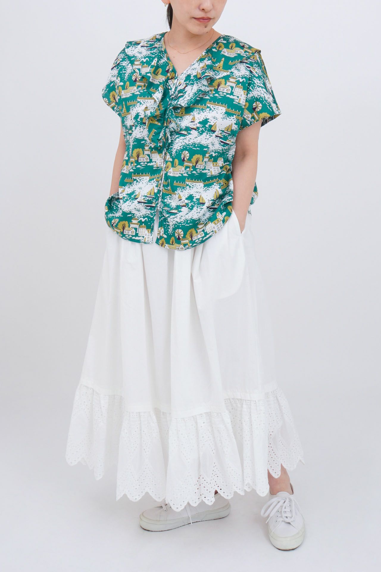 GREEN/model:158cm