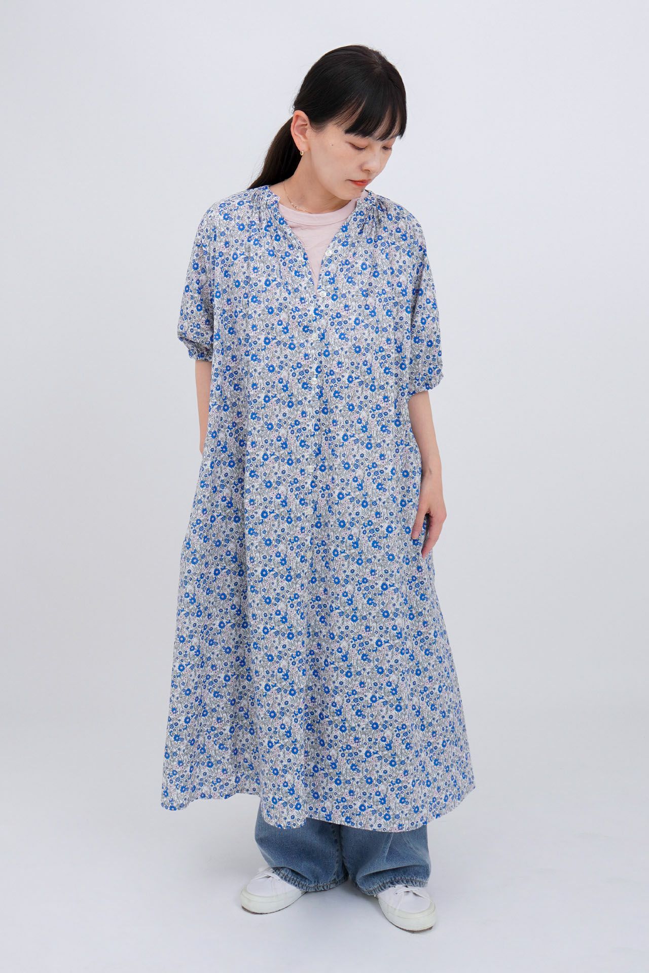 BLUE/model:158cm