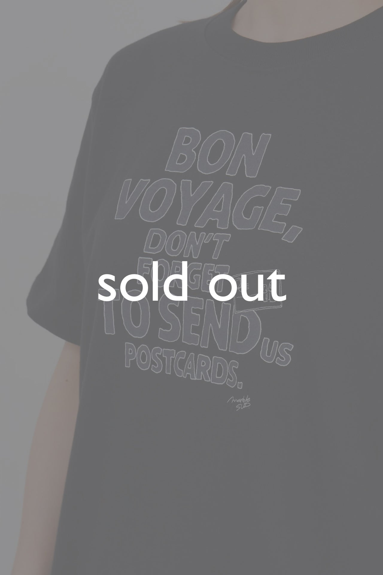 BON VOYAGE S/S Tシャツ | marble SUD(マーブルシュッド)公式通販