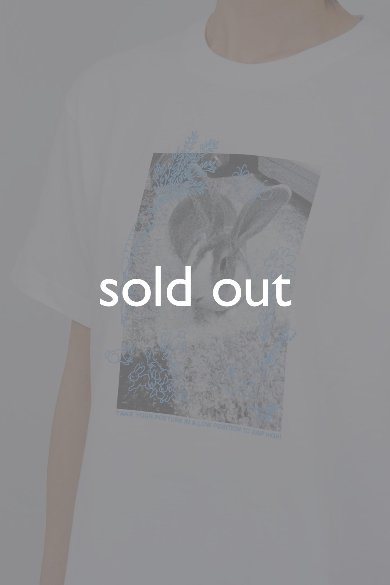 ☆rabbit photo S/S Tシャツ | marble SUD(マーブルシュッド)公式通販