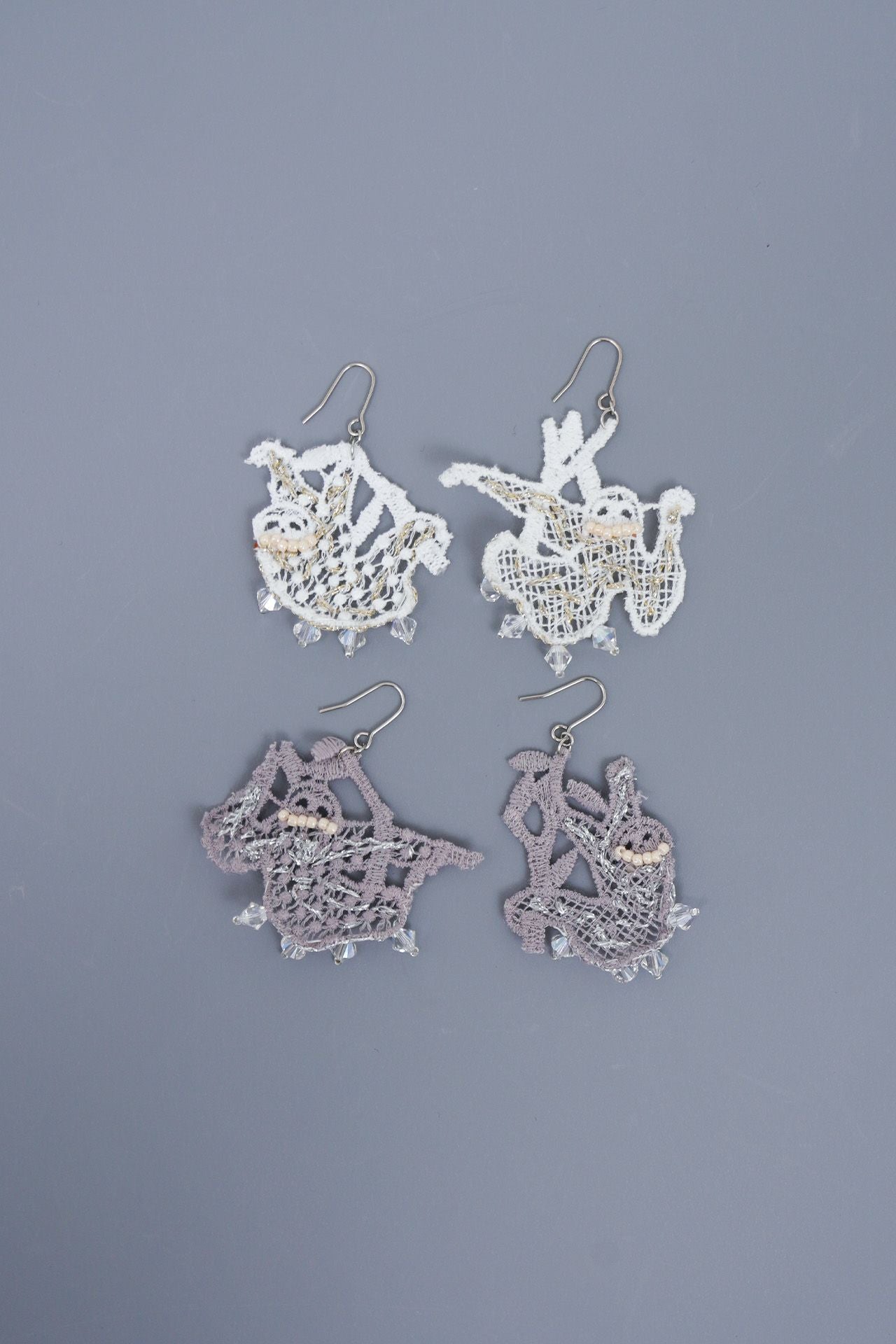 ナマケモノレース ピアス/イヤリング | marble SUD(マーブルシュッド