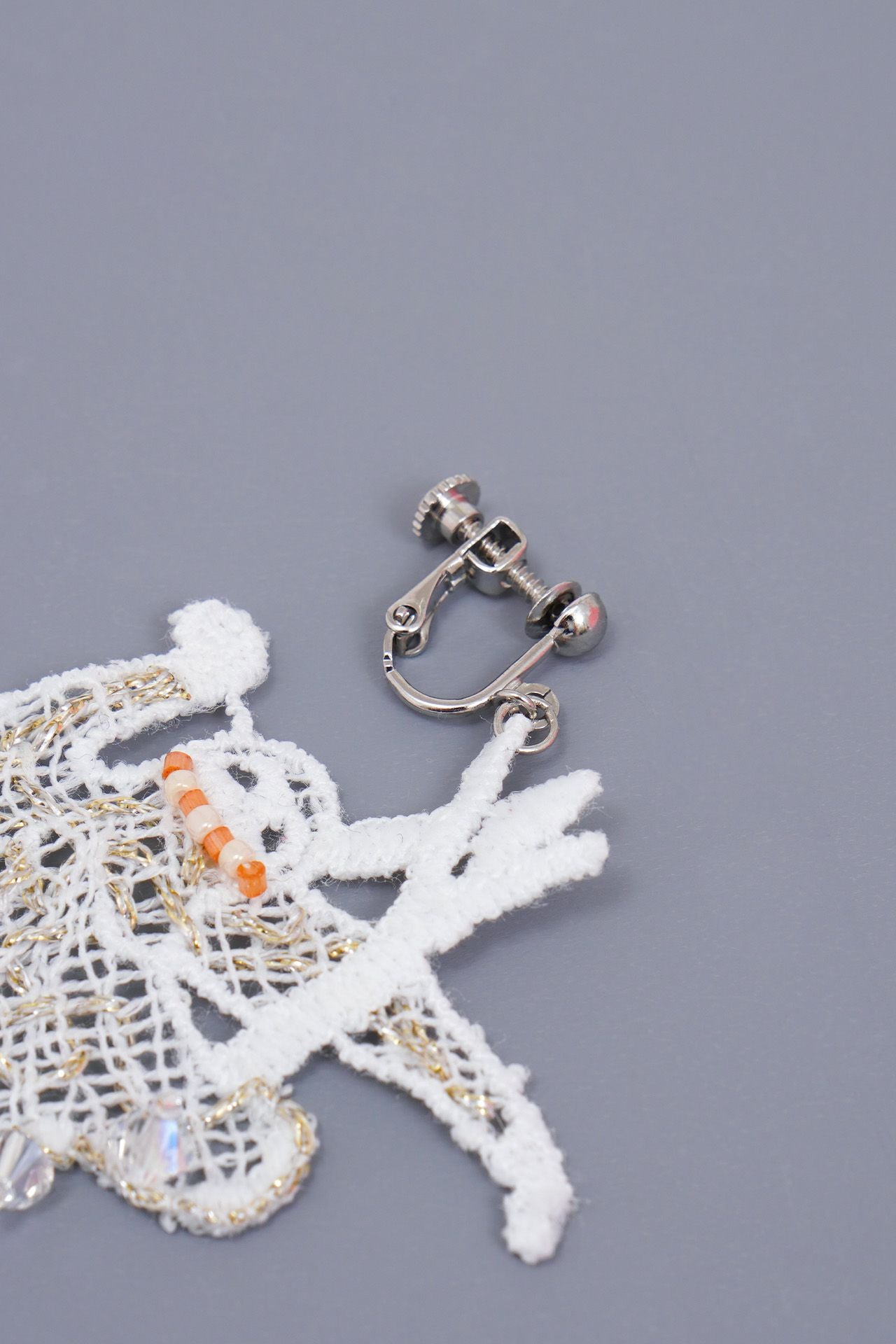 ナマケモノレース ピアス/イヤリング | marble SUD(マーブルシュッド