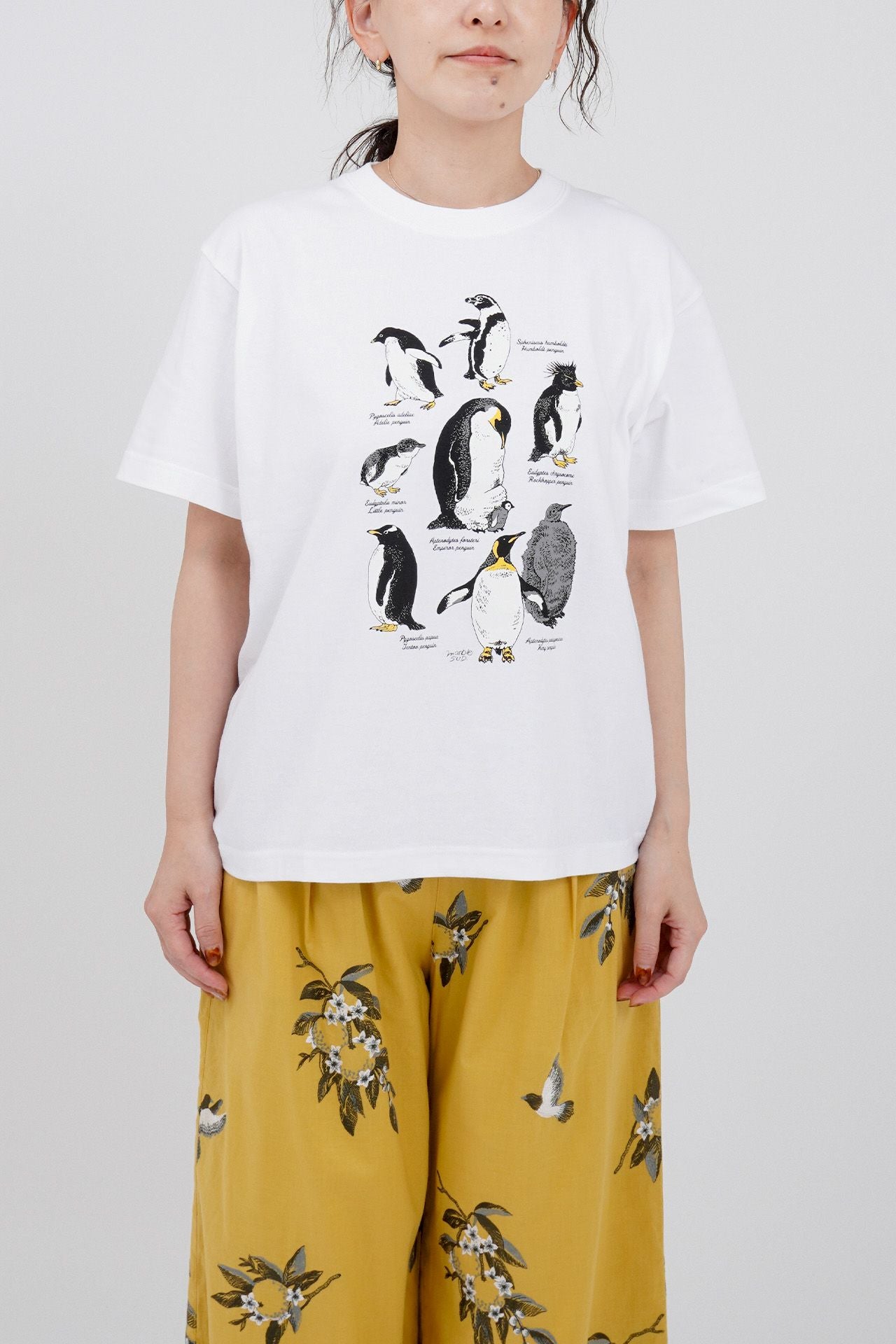 Zukan Penguin S/S Tシャツ | marble SUD(マーブルシュッド)公式通販