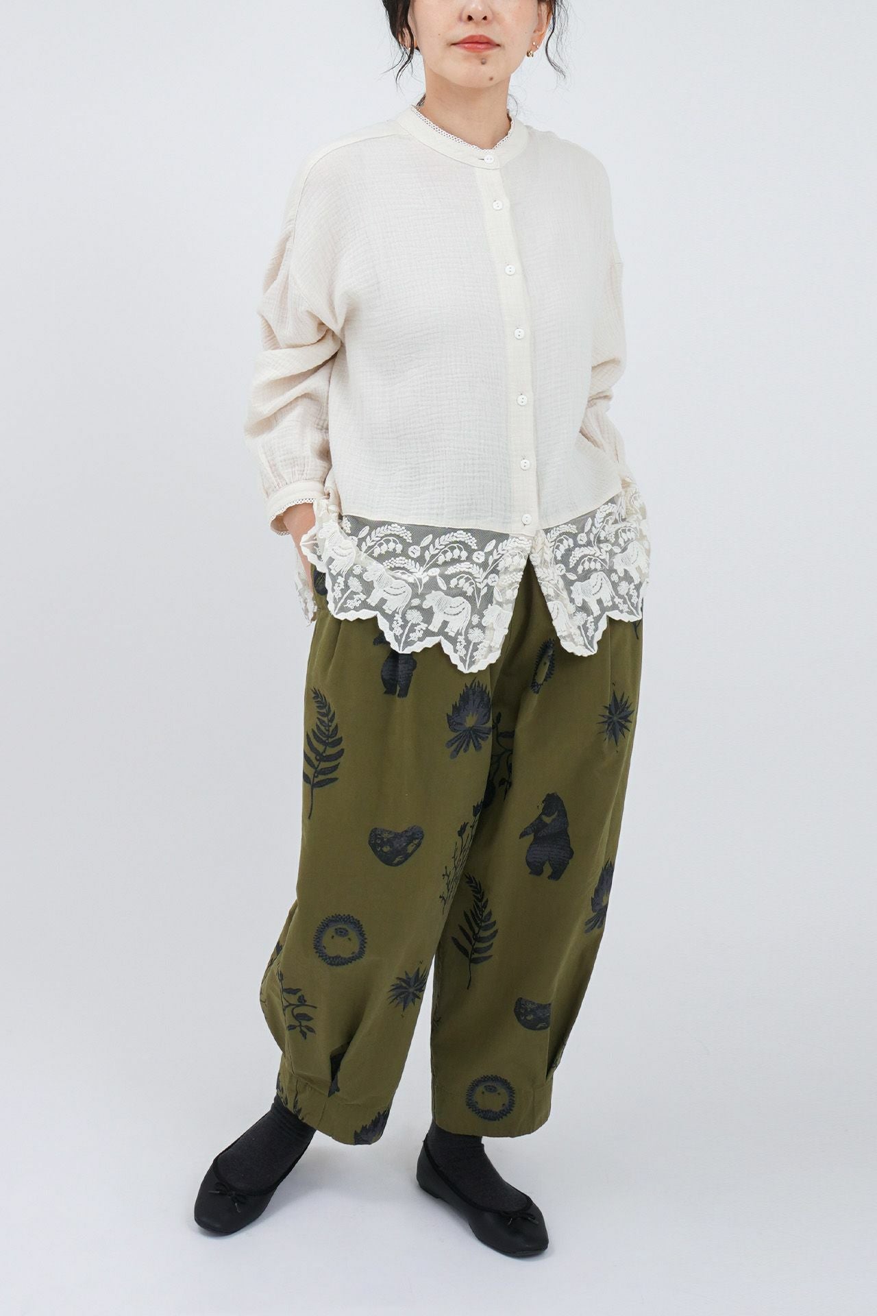 WHITE/model:158cm