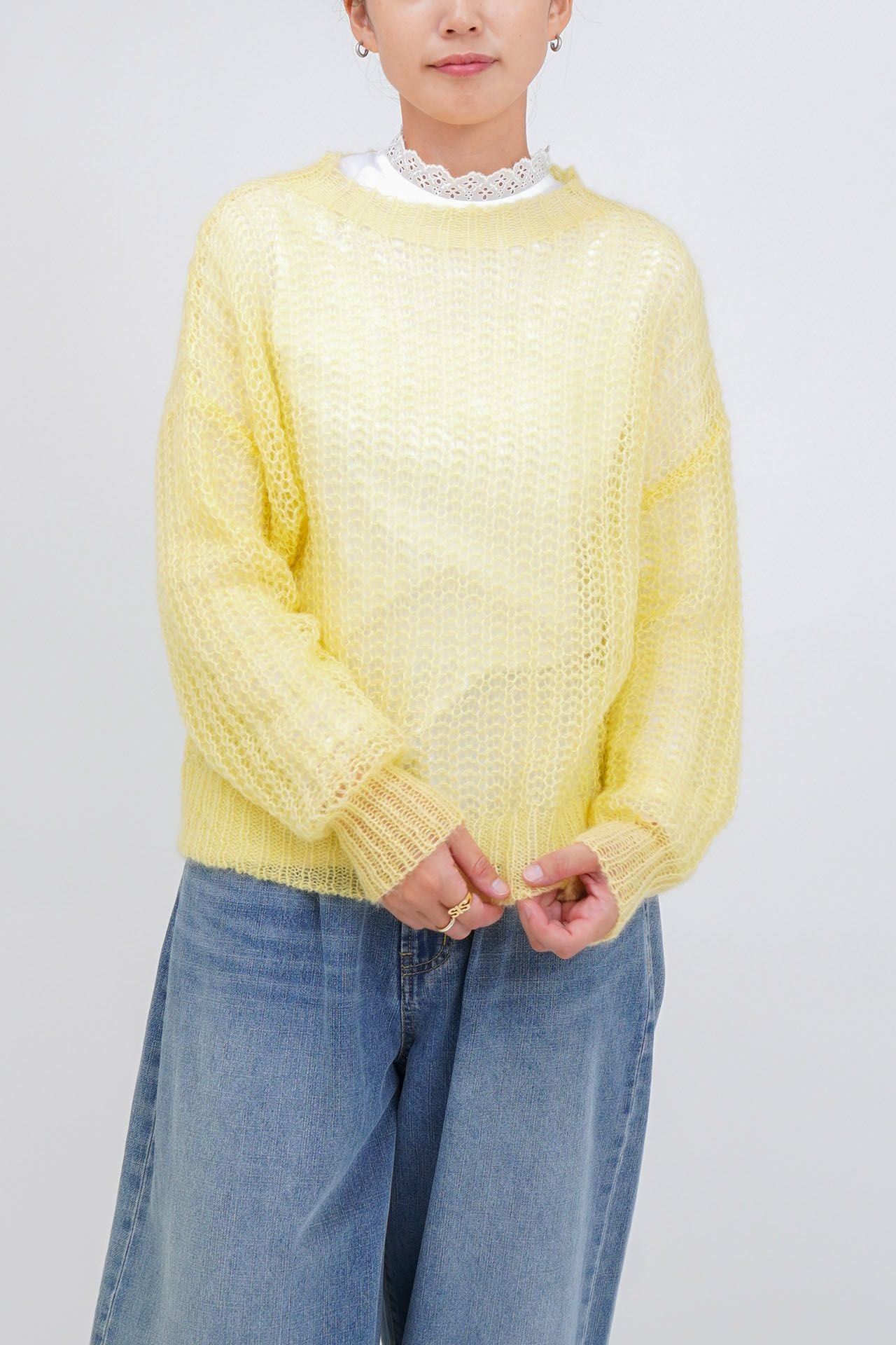 marblesud たんぽぽ柄　ニット 美品 2022SS marble SUD マーブルシュッド タンポポニット プル