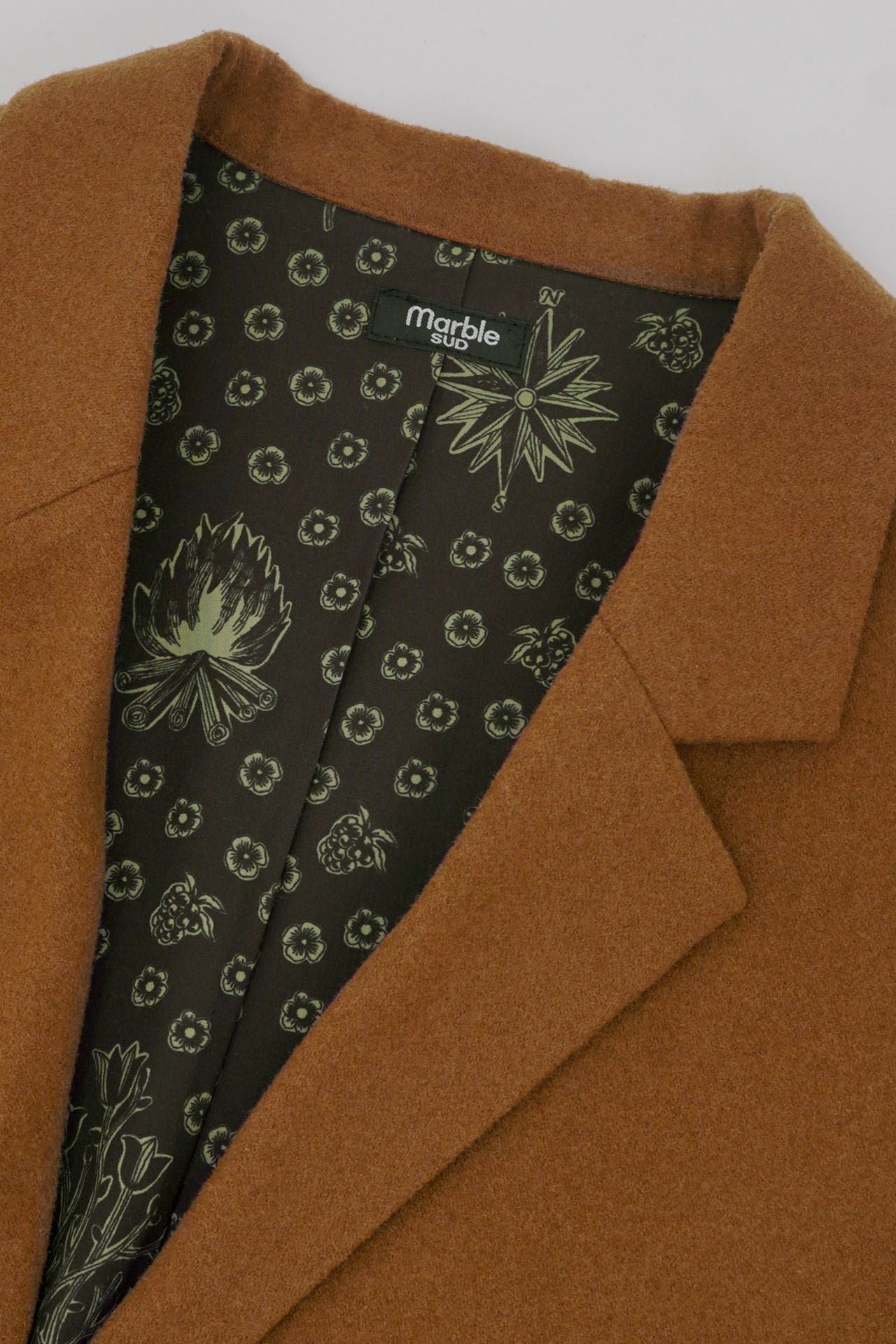 Marble Sud メルトン Looseジャケット ブラウン メルトン Looseジャケット | marble SUD(マーブルシュッド)公式通販