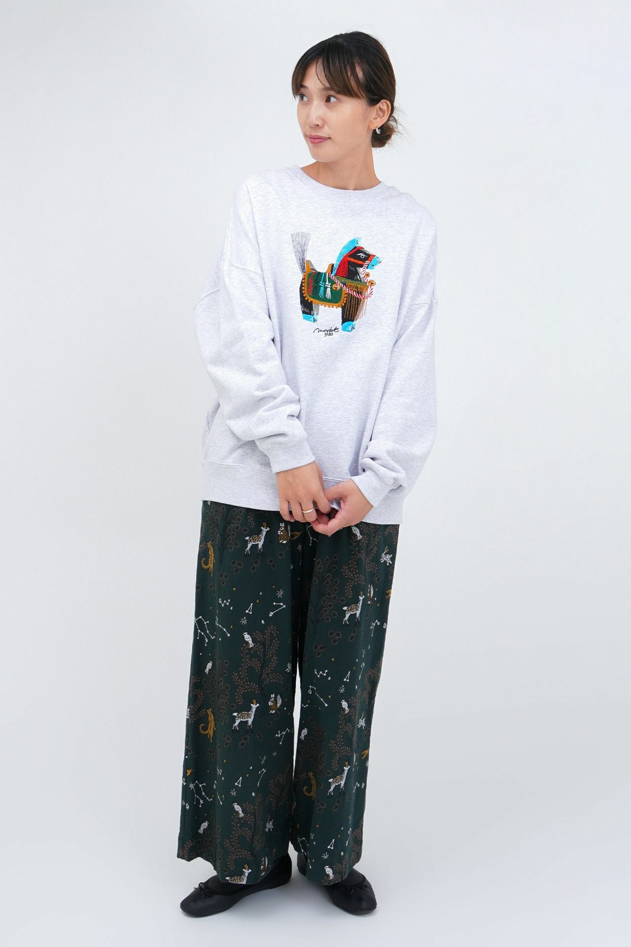 Chag Chag horse LONG SWEAT | marble SUD(マーブルシュッド)公式通販