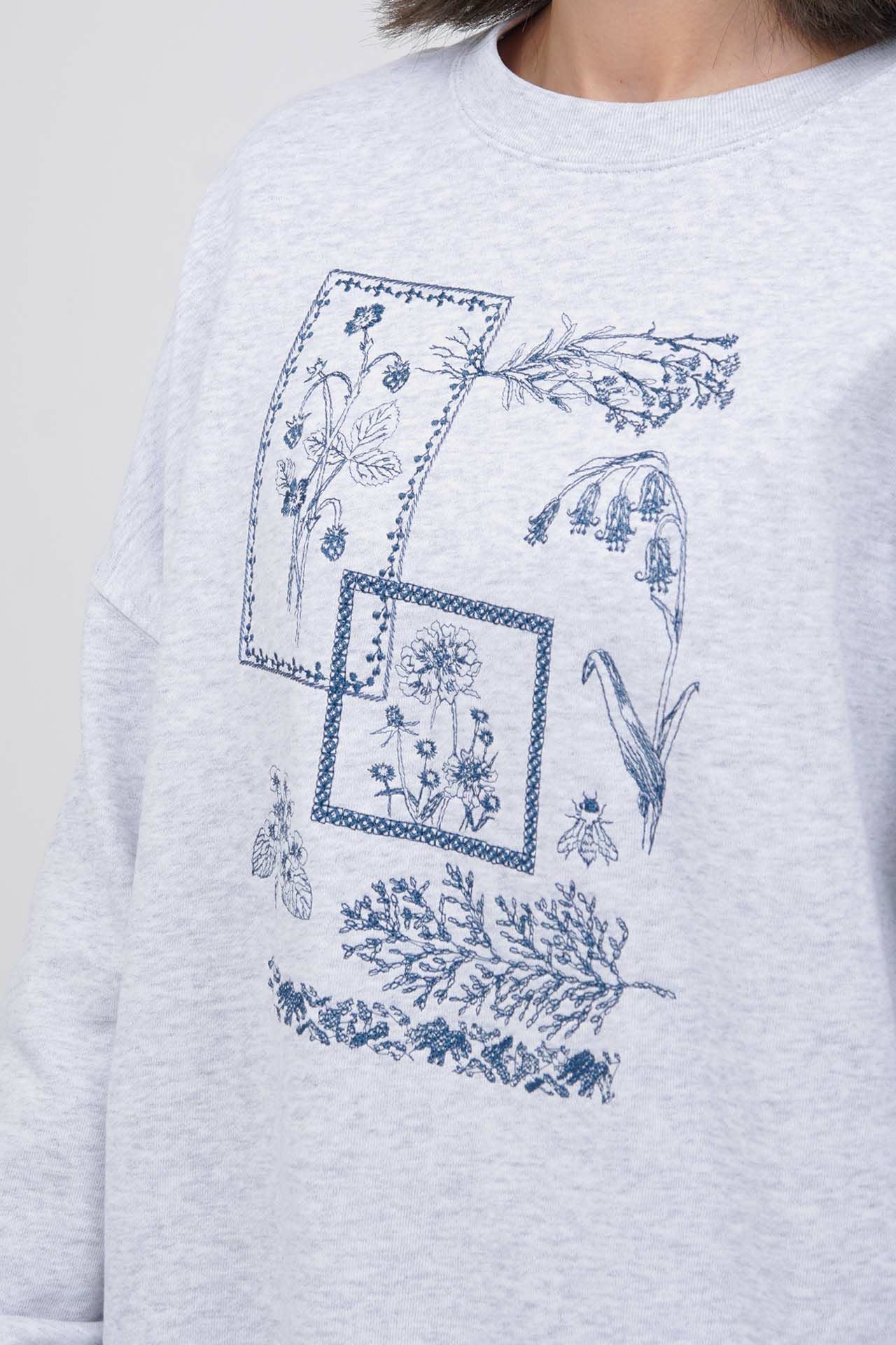 EMB梅 LONG SWEAT | marble SUD(マーブルシュッド)公式通販