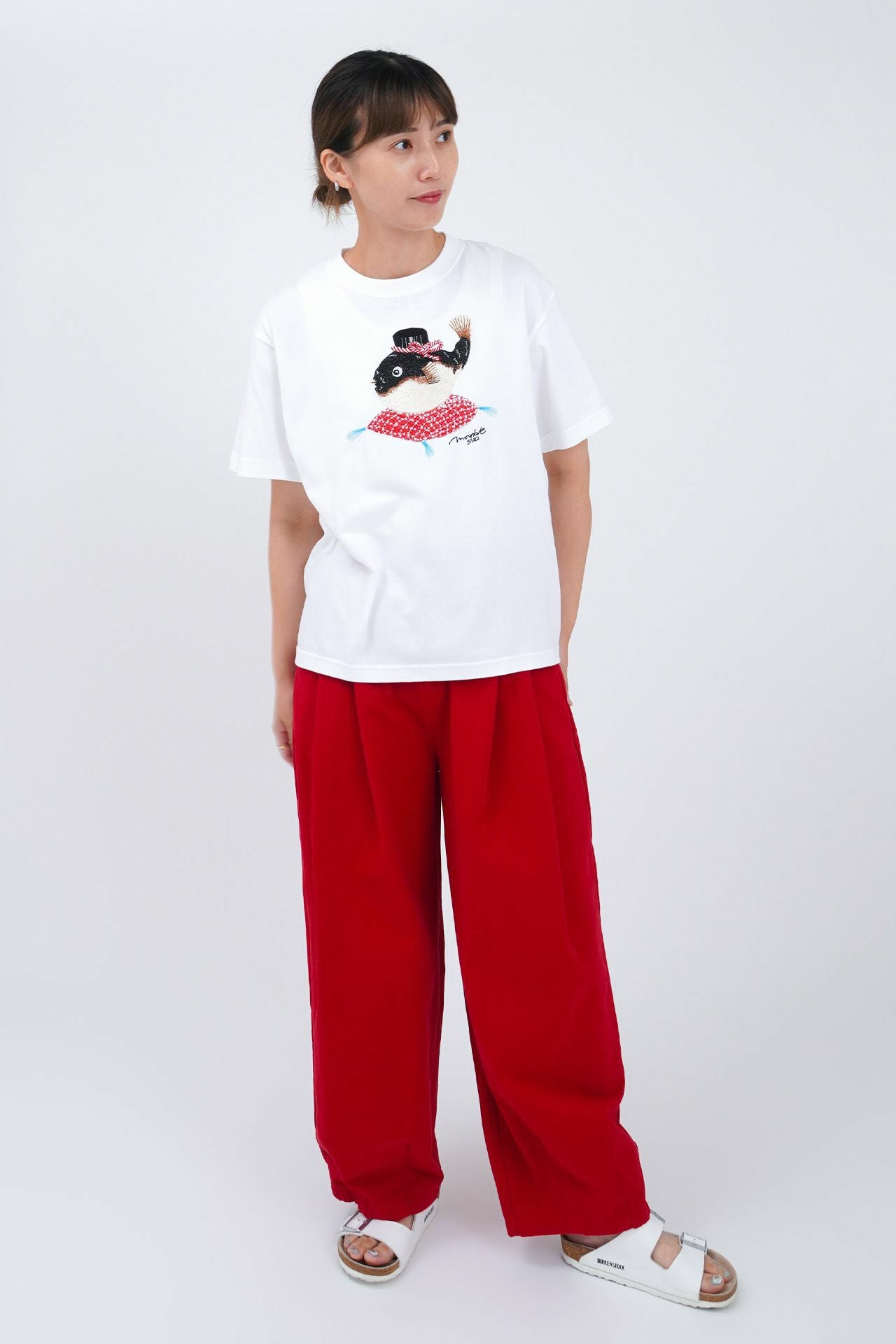 WHITE/model168cm(Mサイズ着用）