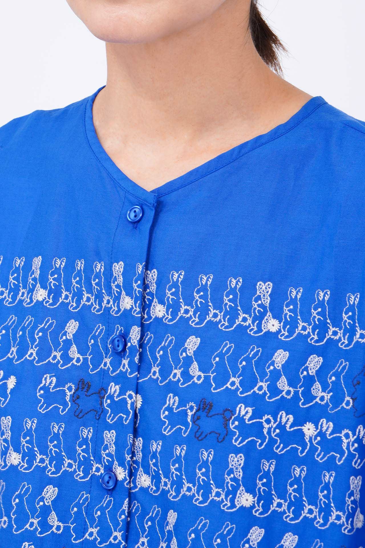 marble SUD shibazakura 2WAY ブラウス marble SUD｜うさぎLOTS 2WAYブラウス - marble SUD(マーブルシュッド