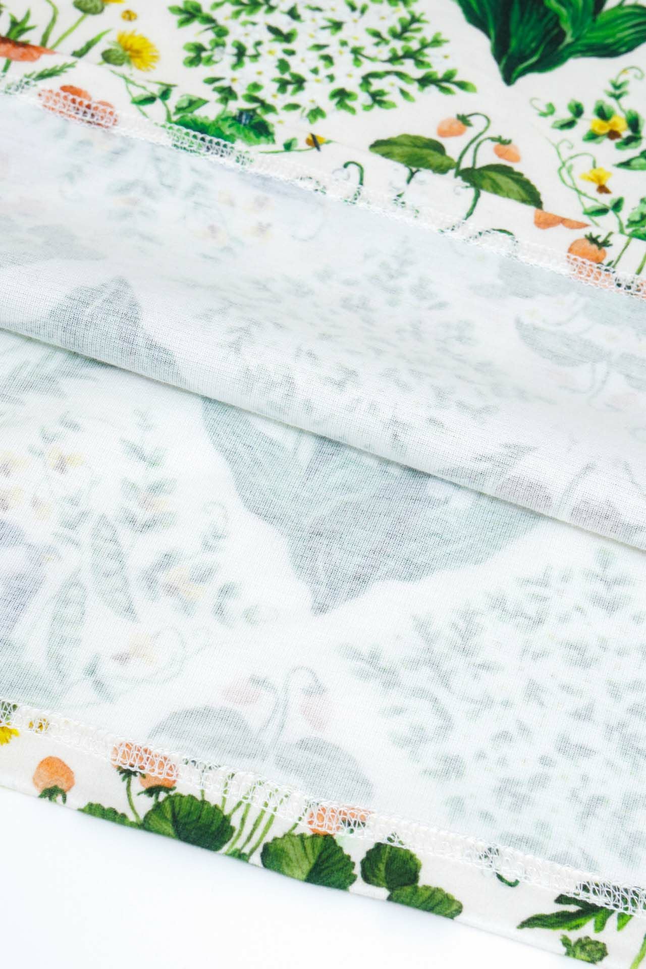 botanical patchwork ソデリブワンピース | marble SUD(マーブル