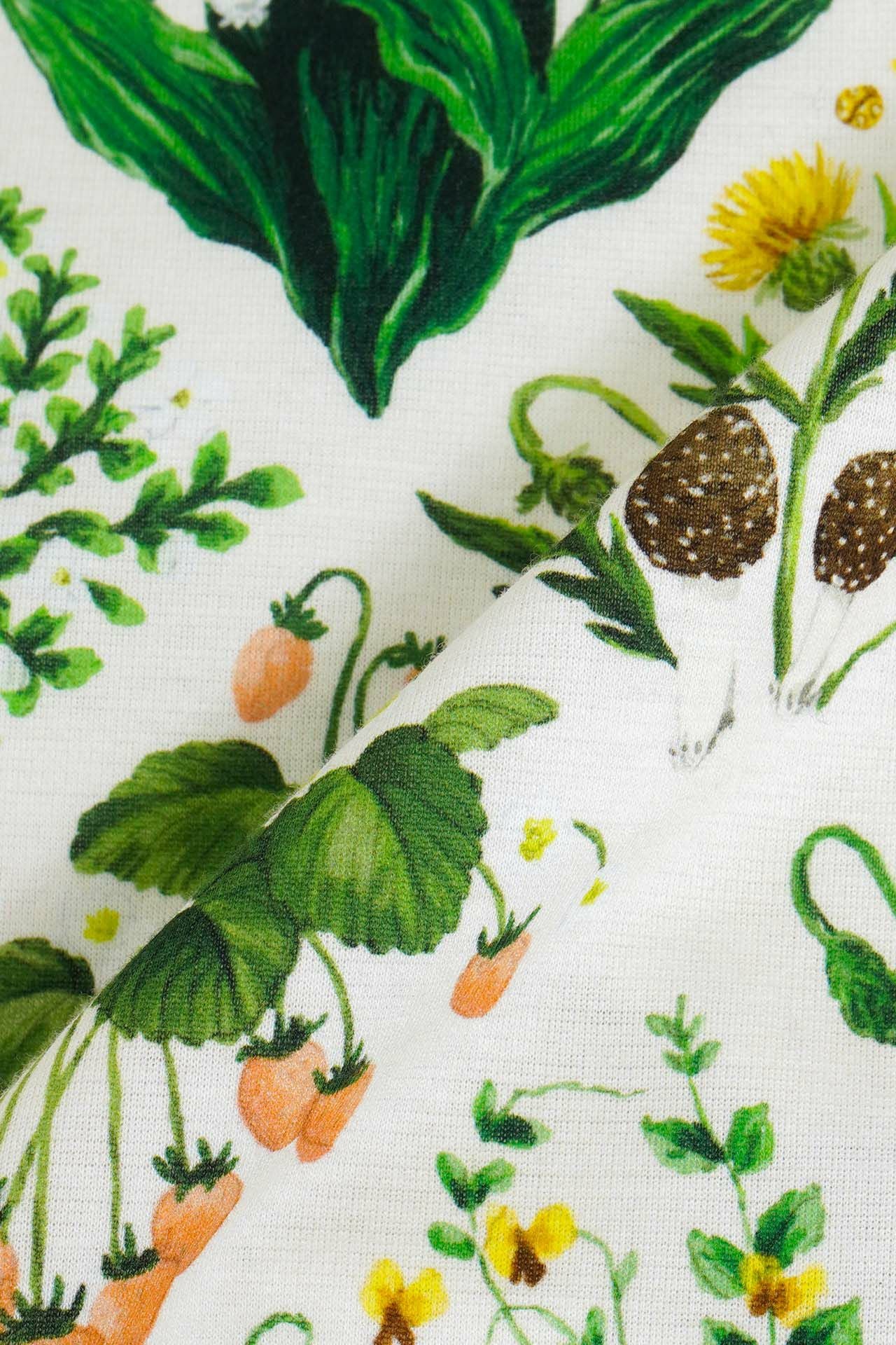 botanical patchwork ソデリブワンピース | marble SUD(マーブル