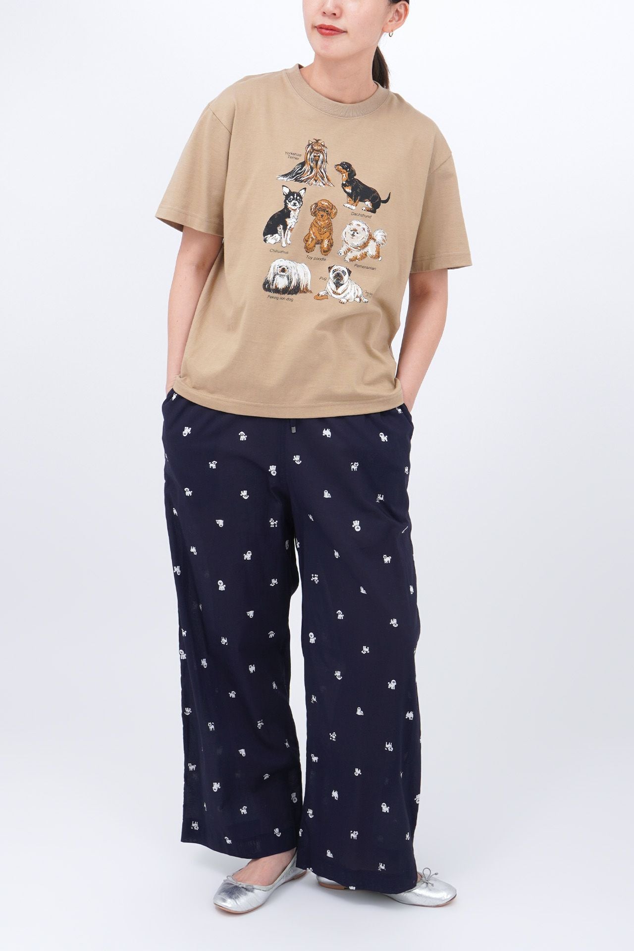 Zukan Small dog Tシャツ | marble SUD(マーブルシュッド)公式通販