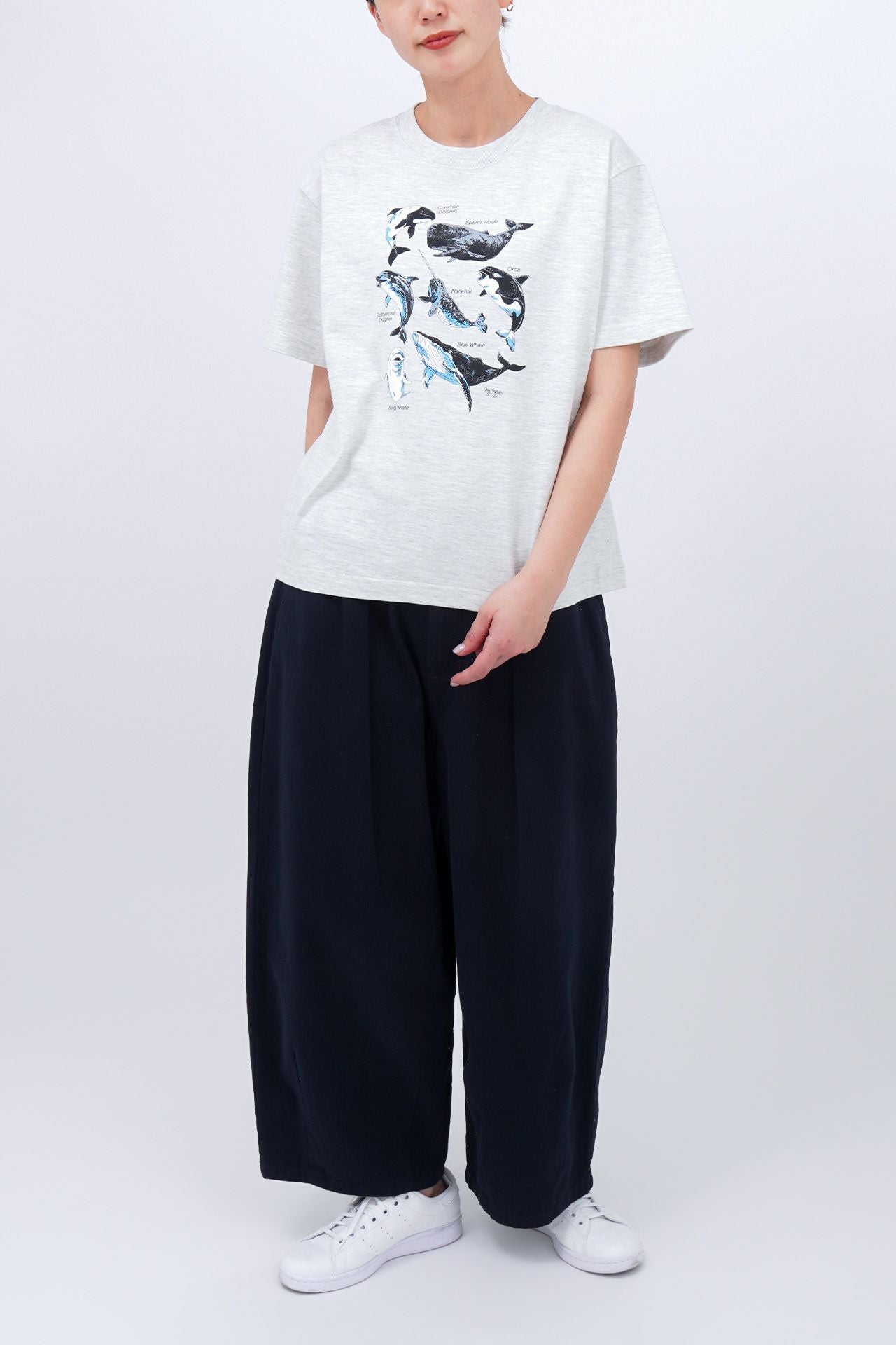 Zukan Whale Tシャツ | marble SUD(マーブルシュッド)公式通販