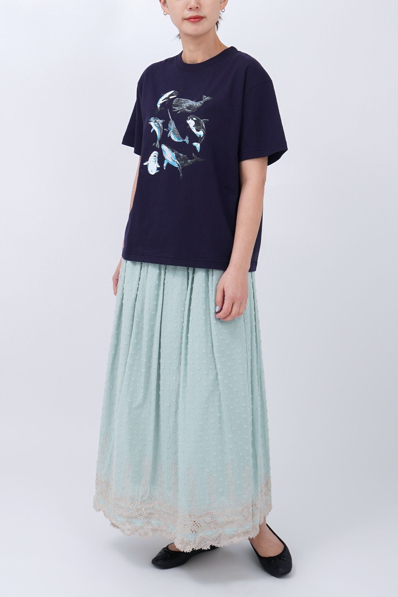 Zukan Whale Tシャツ | marble SUD(マーブルシュッド)公式通販