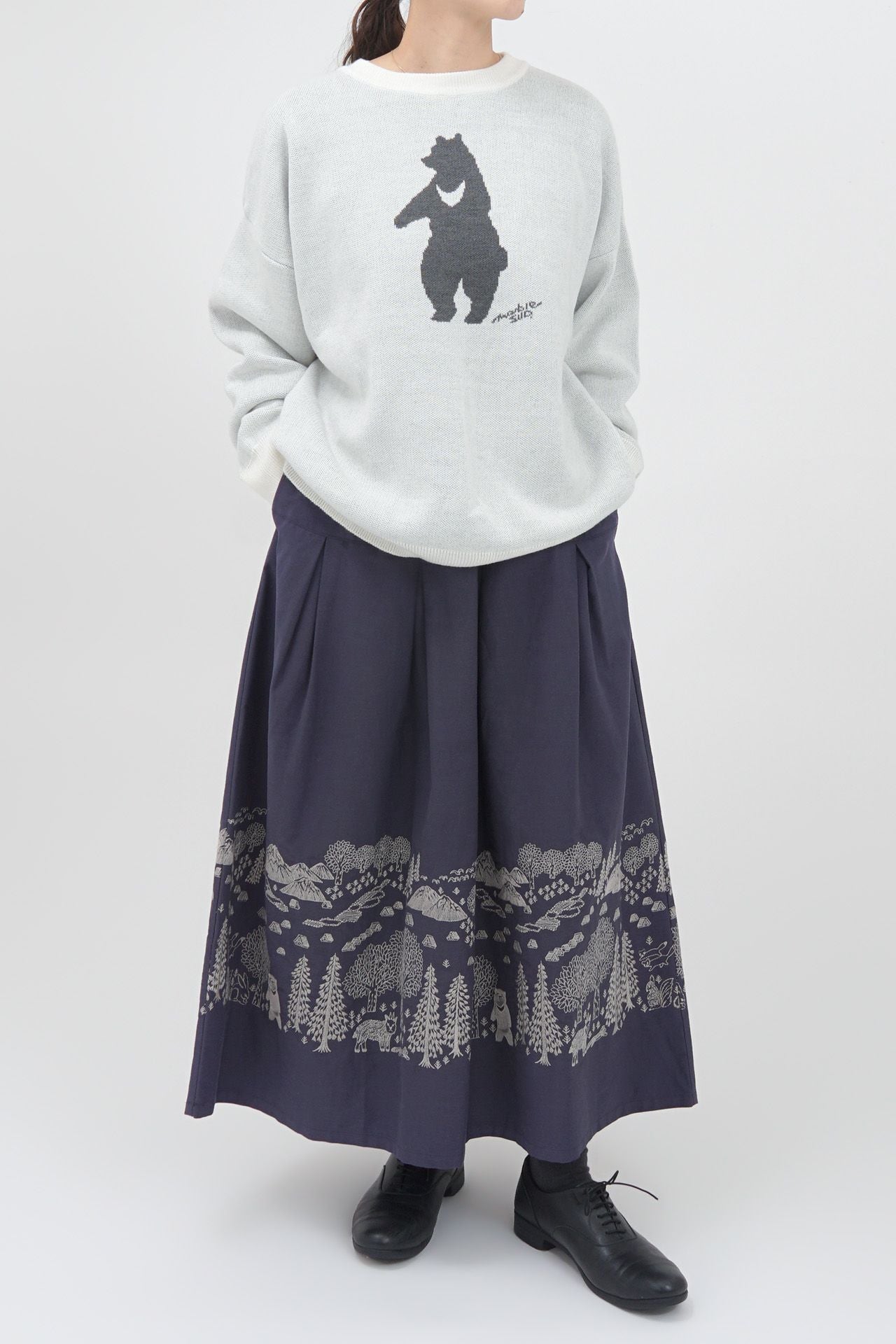 EMB Shirakawago ヨークスカート | marble SUD(マーブルシュッド)公式通販