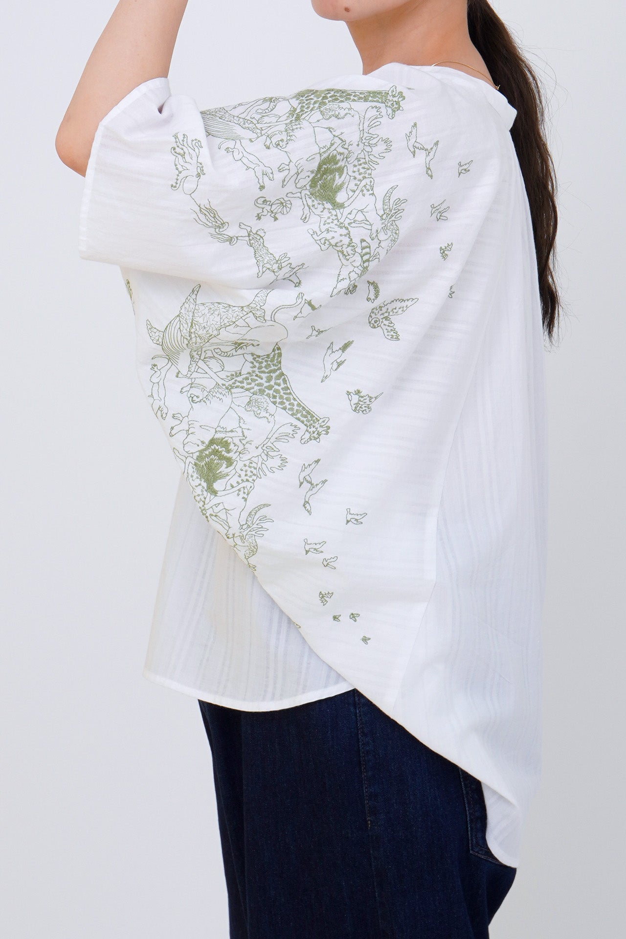 新品未使用品 マーブルシュッド marble sud 長袖ブラウス キンモクセイ marble SUD｜EMB plants ギャザーロクブブラウス - marble SUD