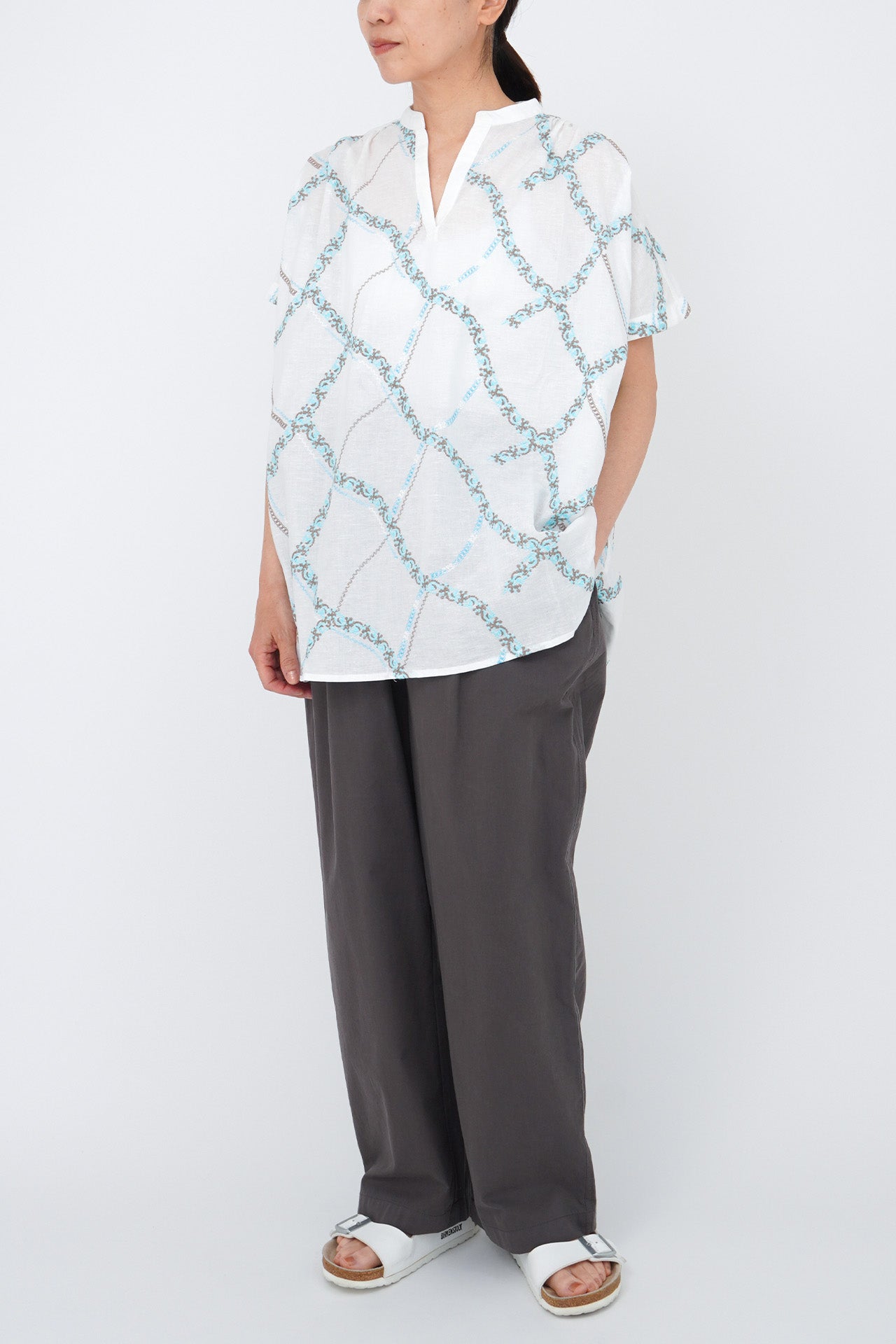 WHITE/model:161cm
