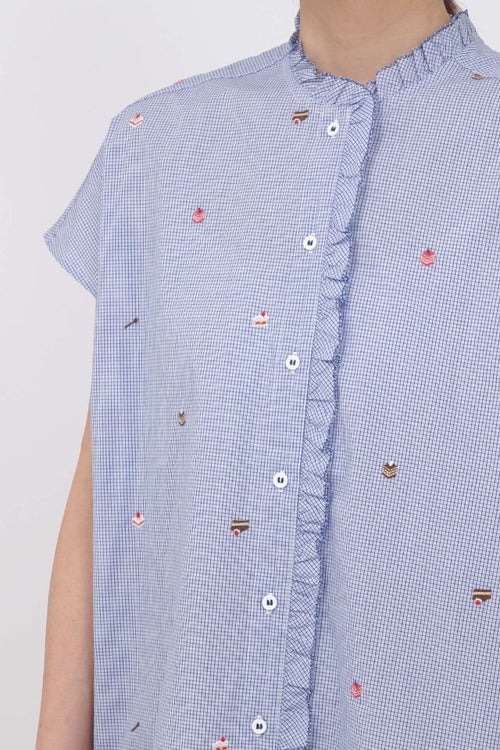 EMB cake フリルシャツ | marble SUD(マーブルシュッド)公式通販