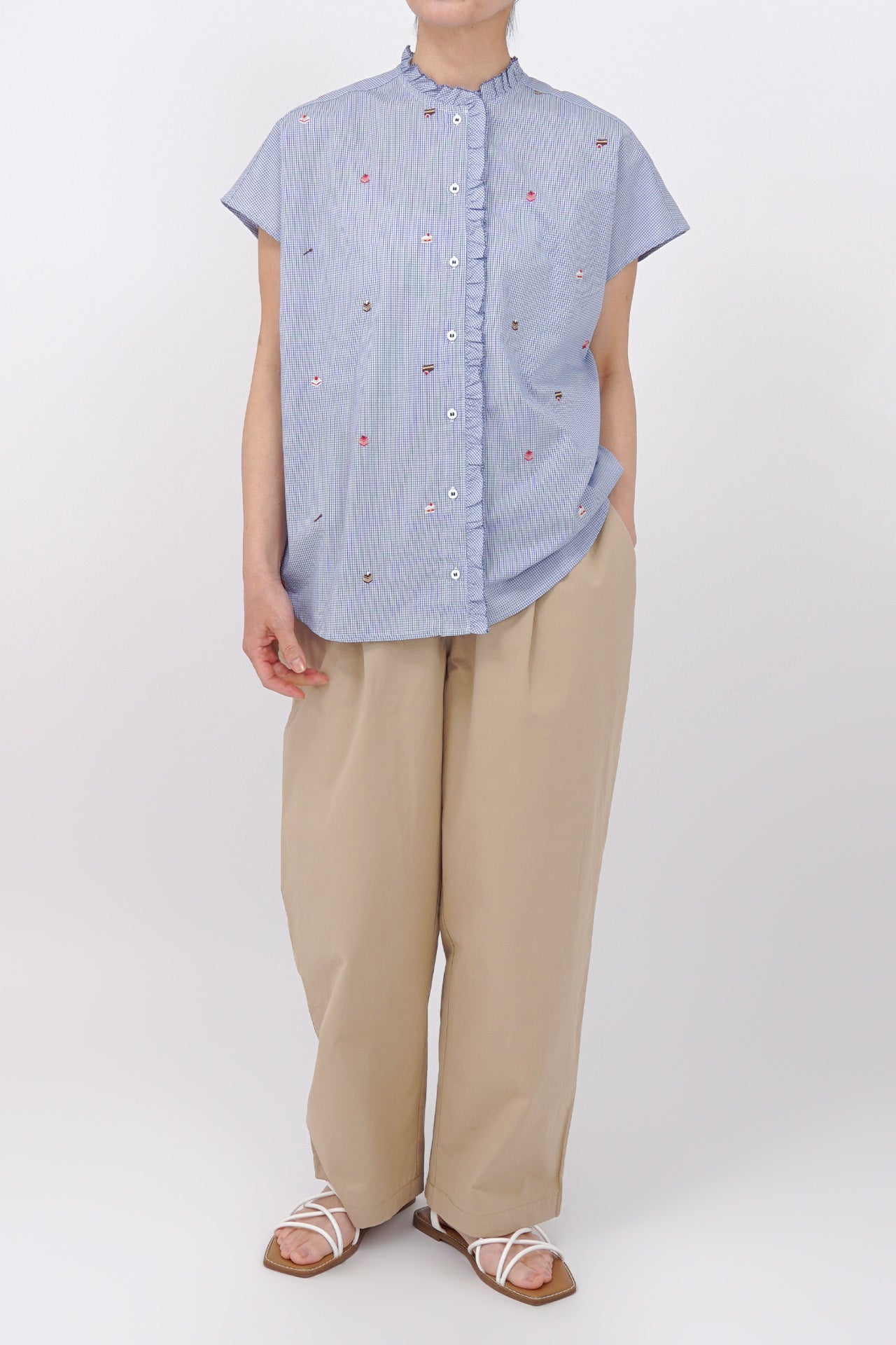 BLUE/model:161cm