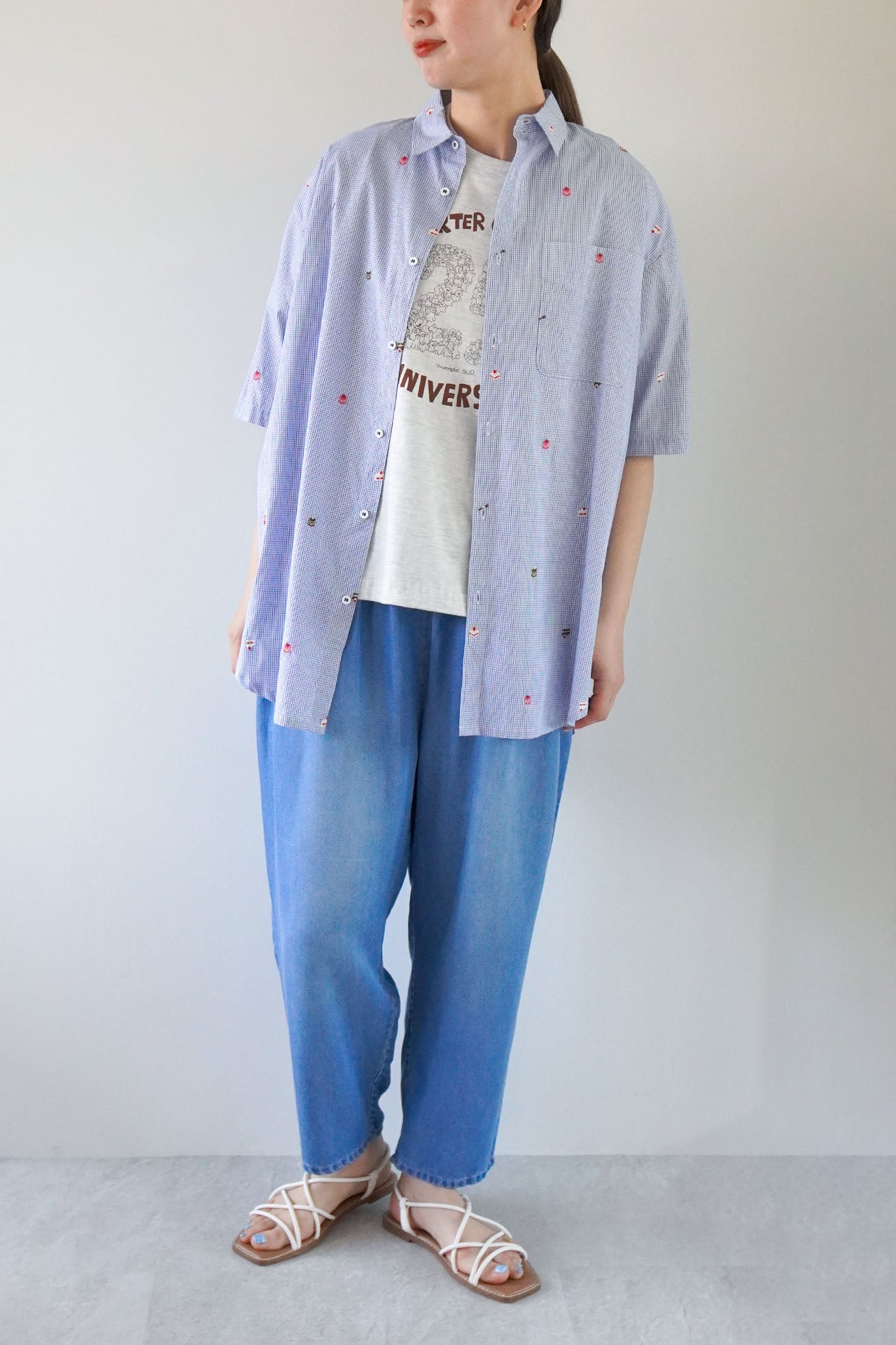 BLUE/model:168cm