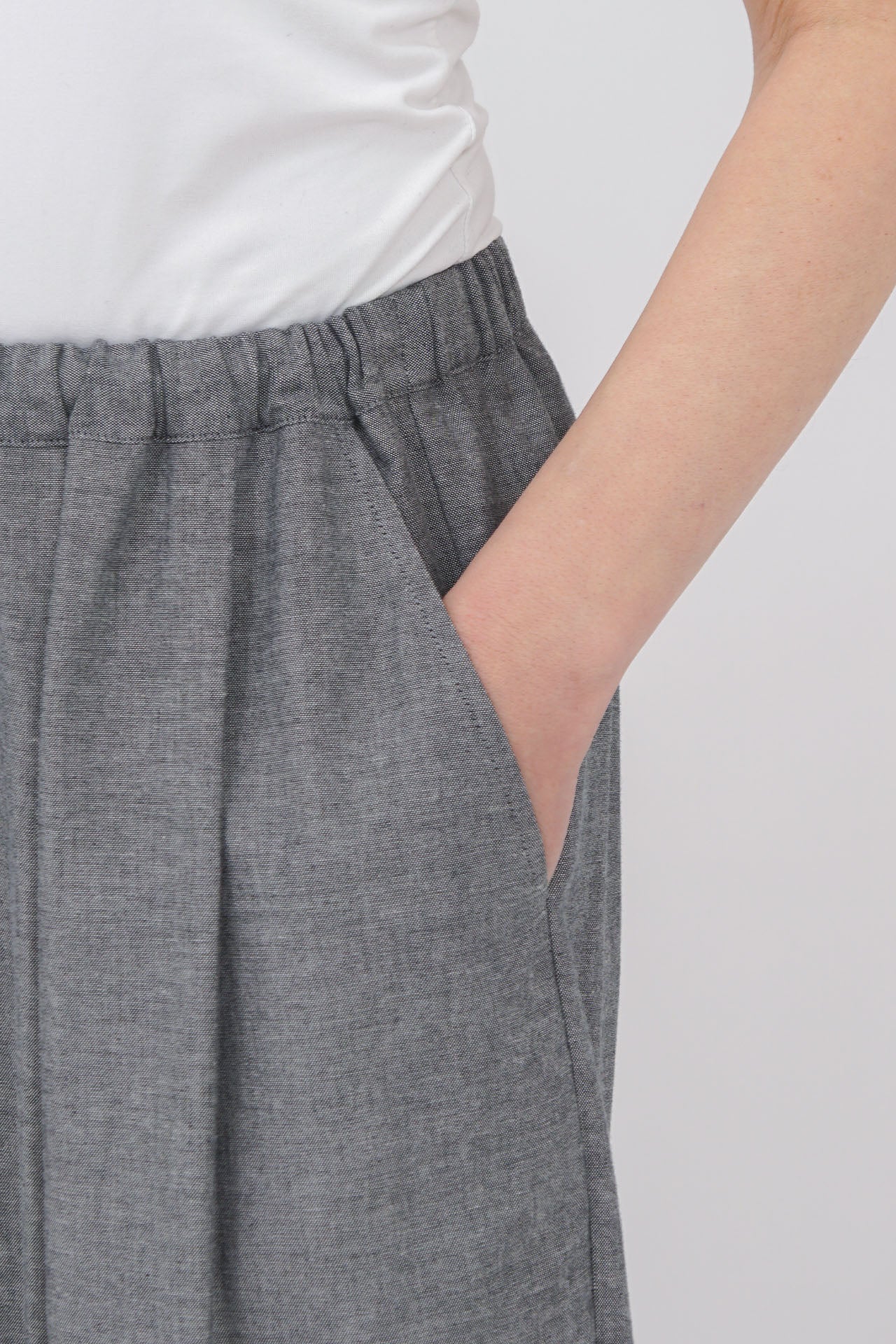 EMB ten スソタックボリュームパンツ | marble SUD(マーブルシュッド