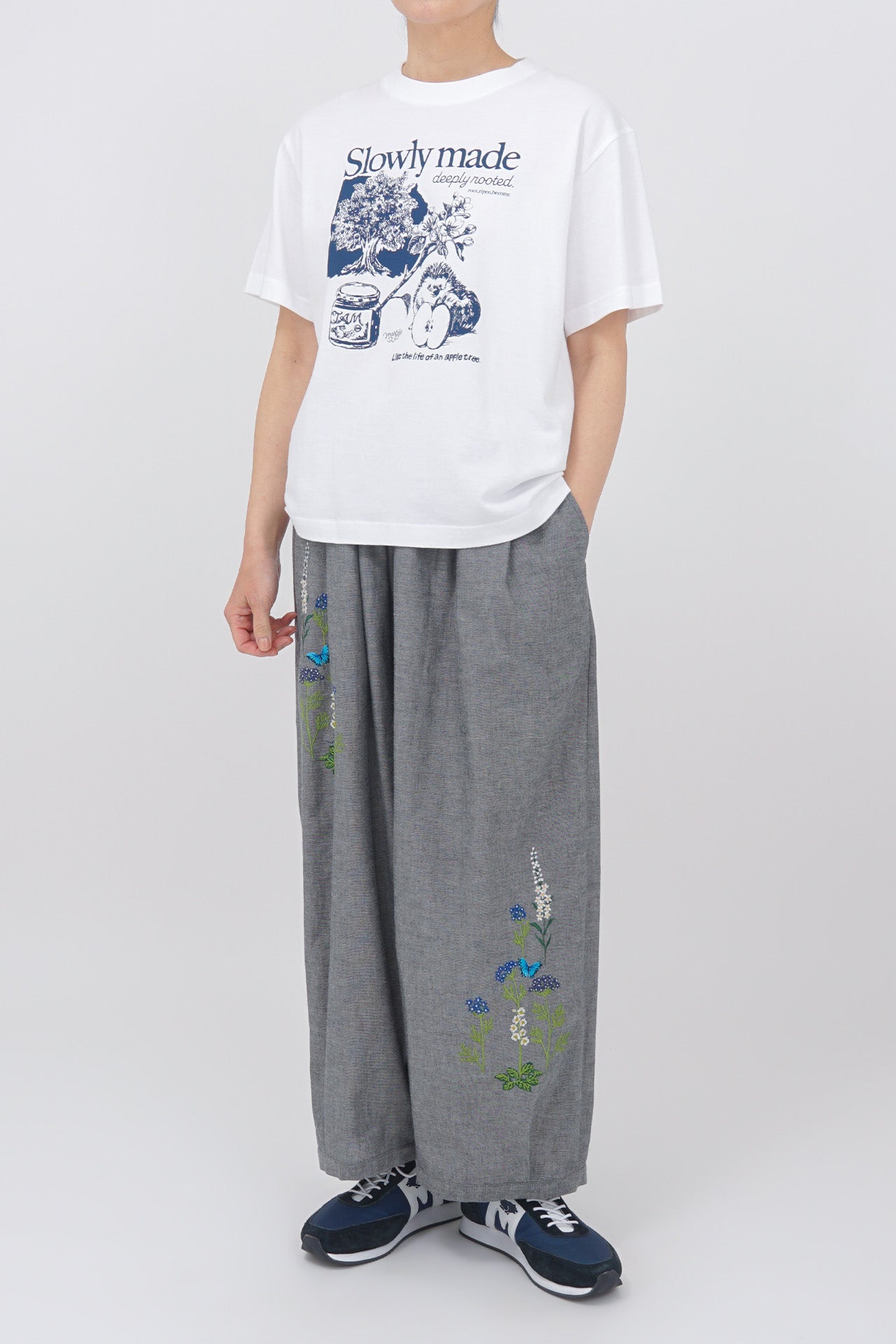 そそたん様 EMB plants スソタックボリュームパンツ | marble SUD(マーブル