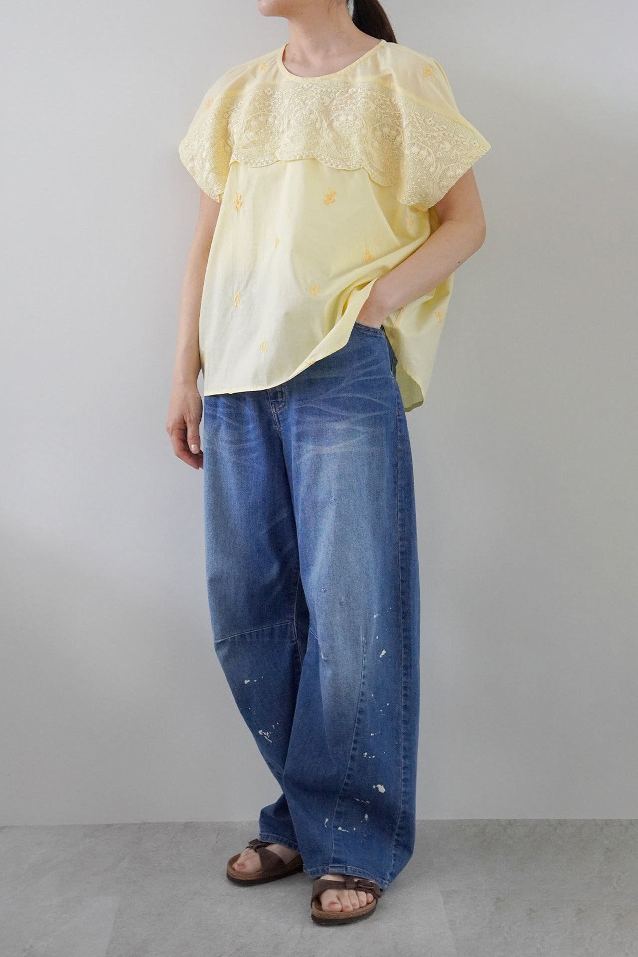 YELLOW/model:161cm