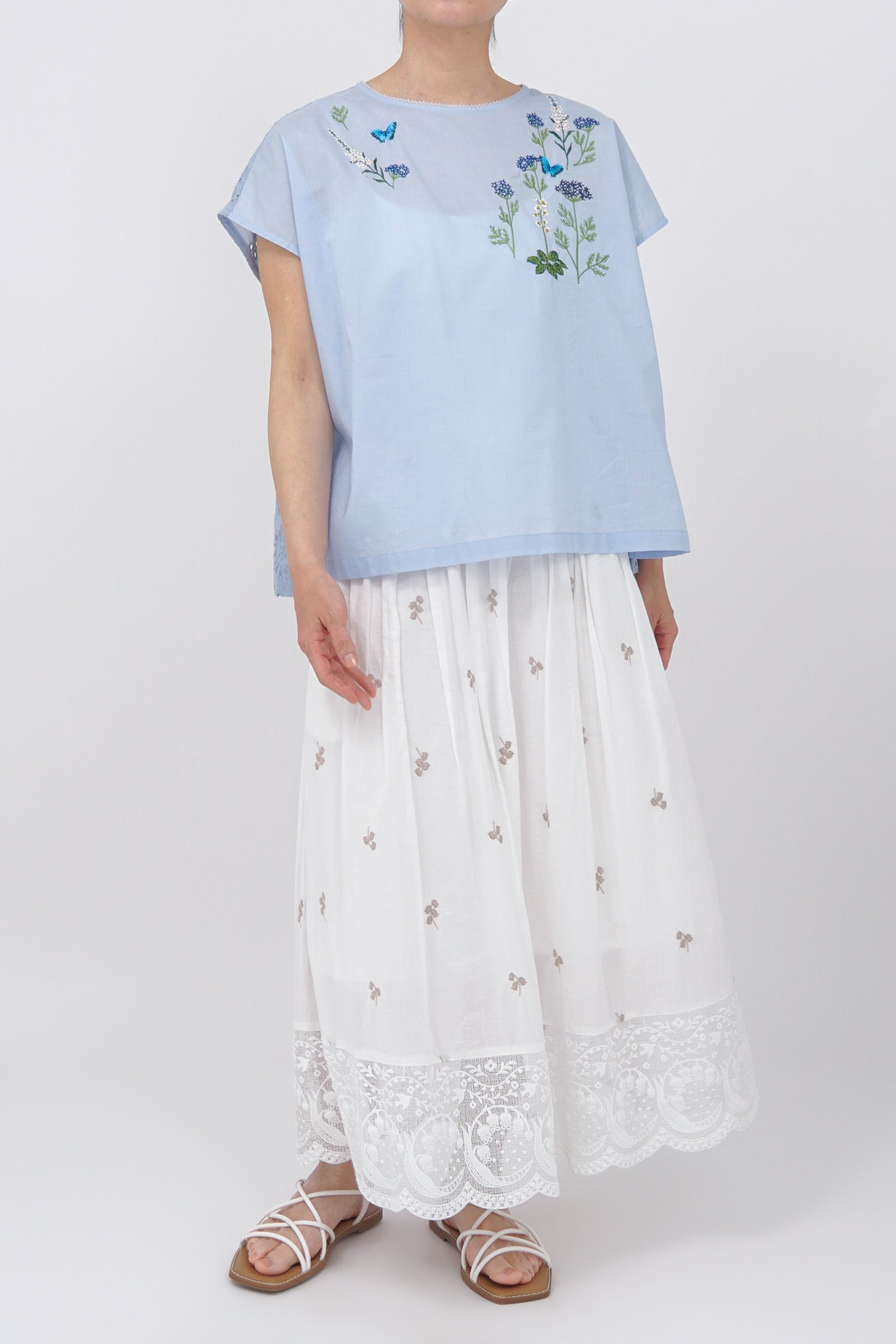 スズランレース ギャザースカート | marble SUD(マーブルシュッド)公式通販
