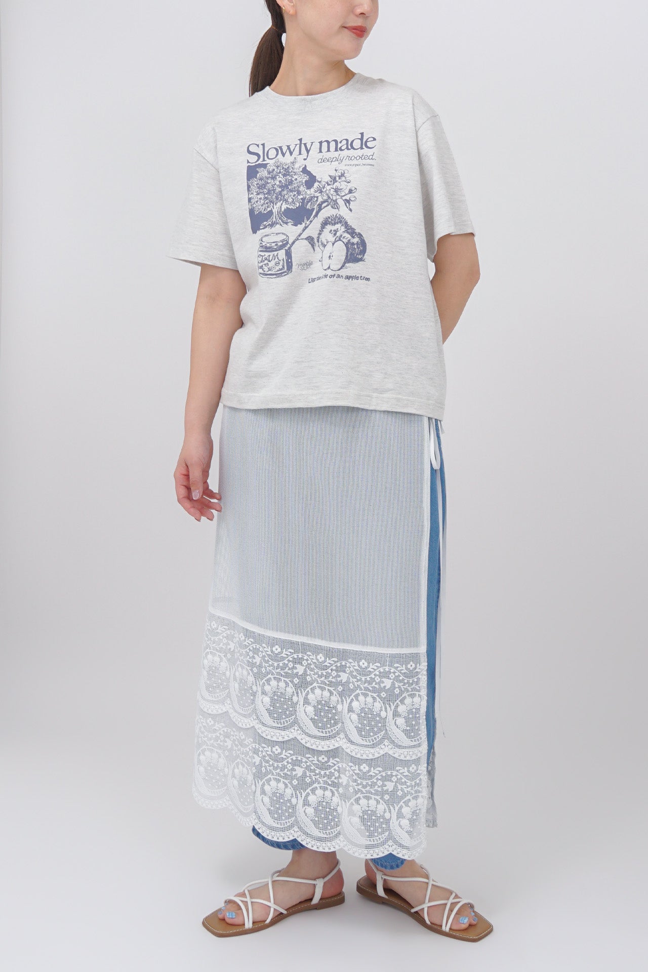 WHITE/model:168cm