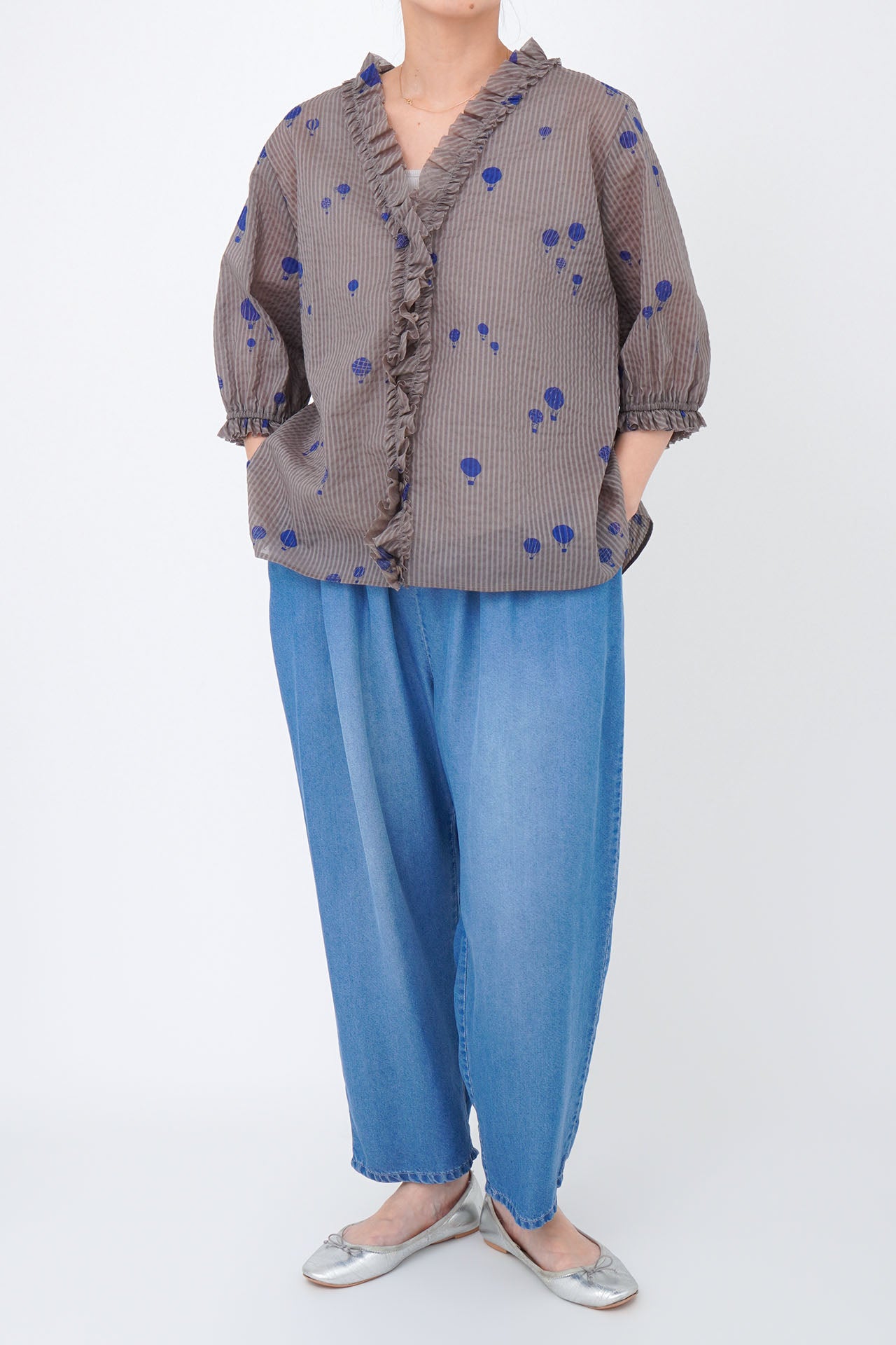 GREY/model:158cm