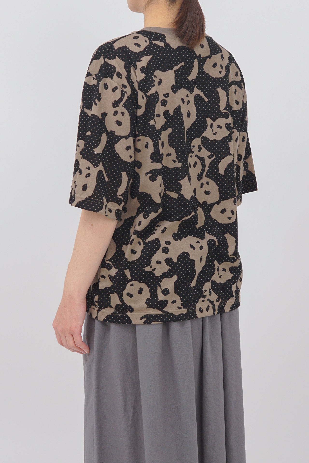 5枚おまとめ！ゆるだぼオーバーサイズXL半袖総柄フィッシングプリントBDシャツ. dot panda BOX Tシャツ | marble SUD(マーブルシュッド)公式通販