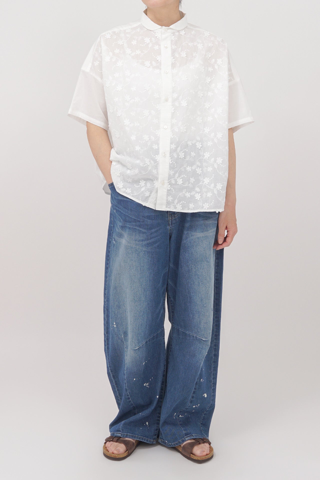 WHITE/model:161cm