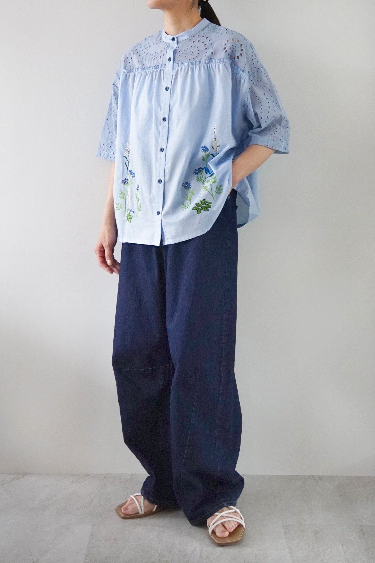 デニム ダーツカーブパンツ | marble SUD(マーブルシュッド)公式通販