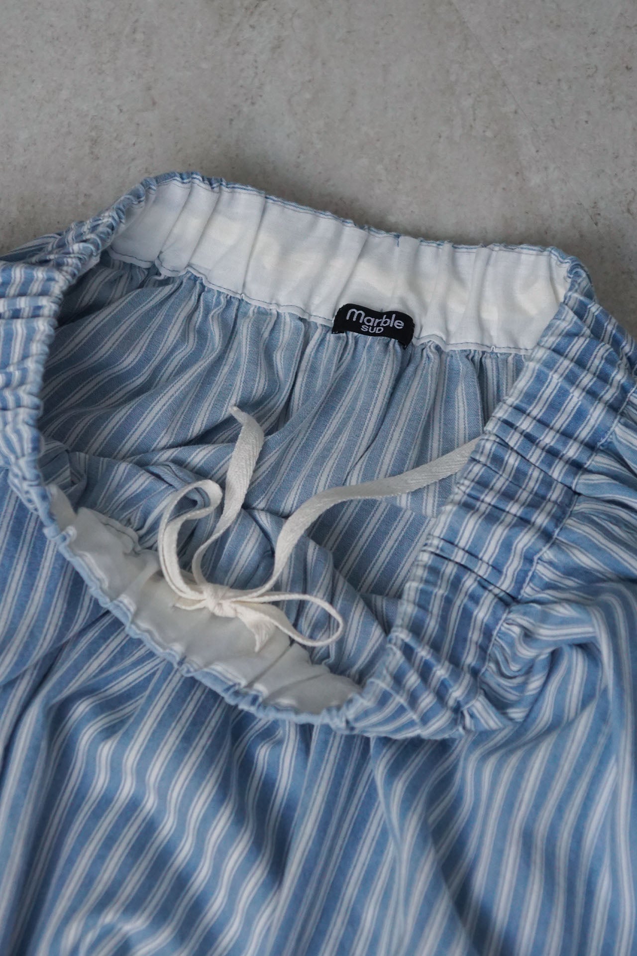 ヒッコリー ギャザースカート | marble SUD(マーブルシュッド)公式通販