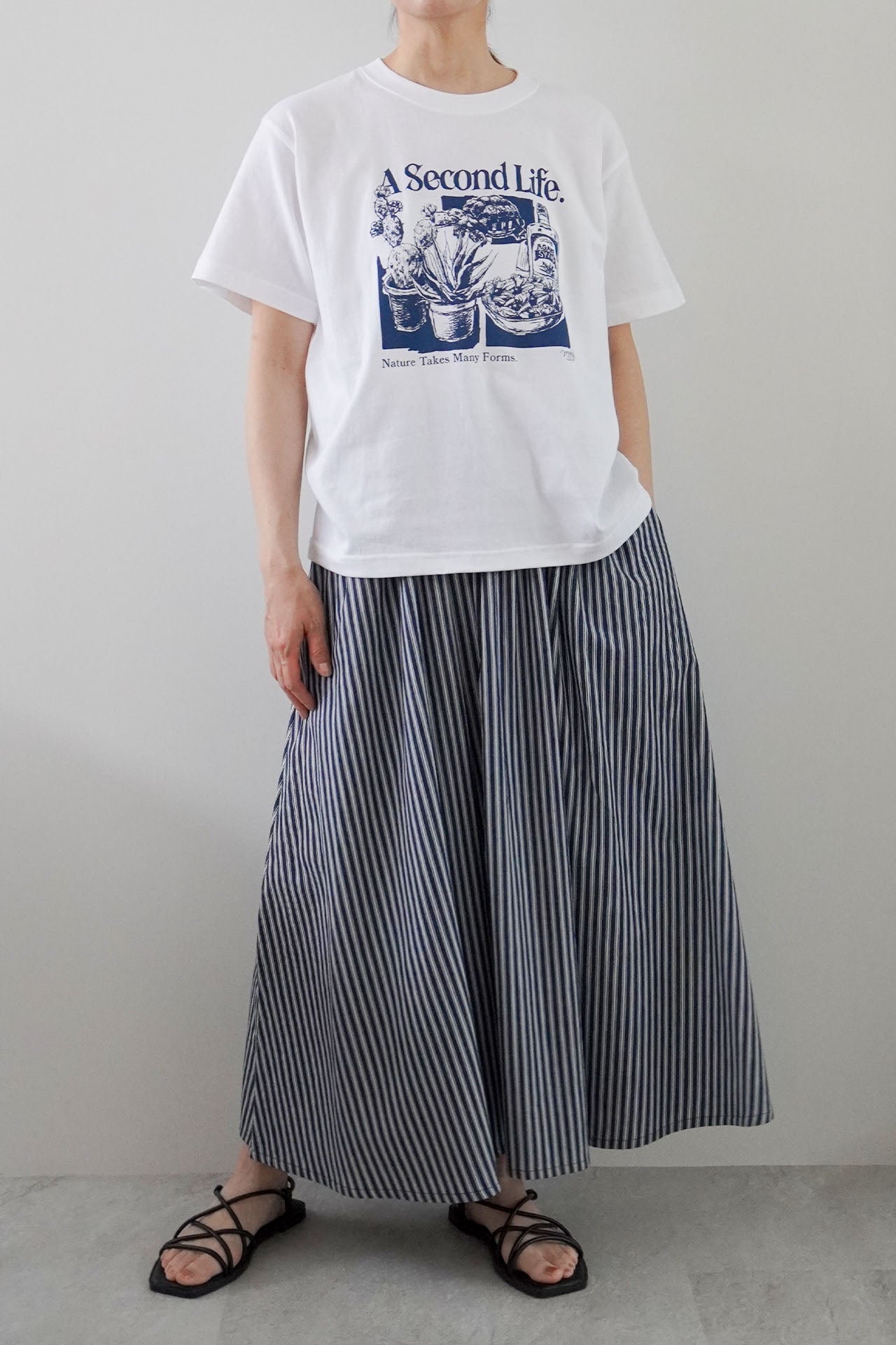 ヒッコリー ギャザースカート | marble SUD(マーブルシュッド)公式通販