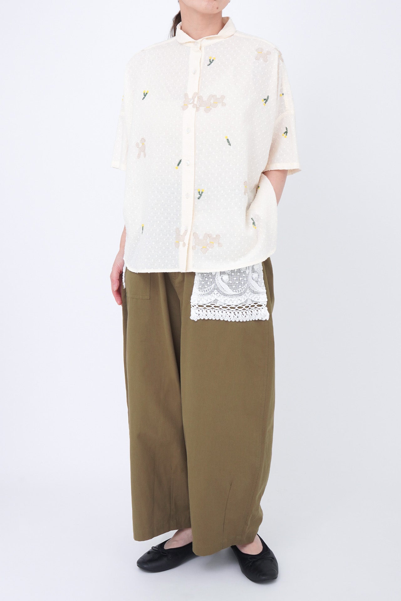 KHAKI/model:158cm