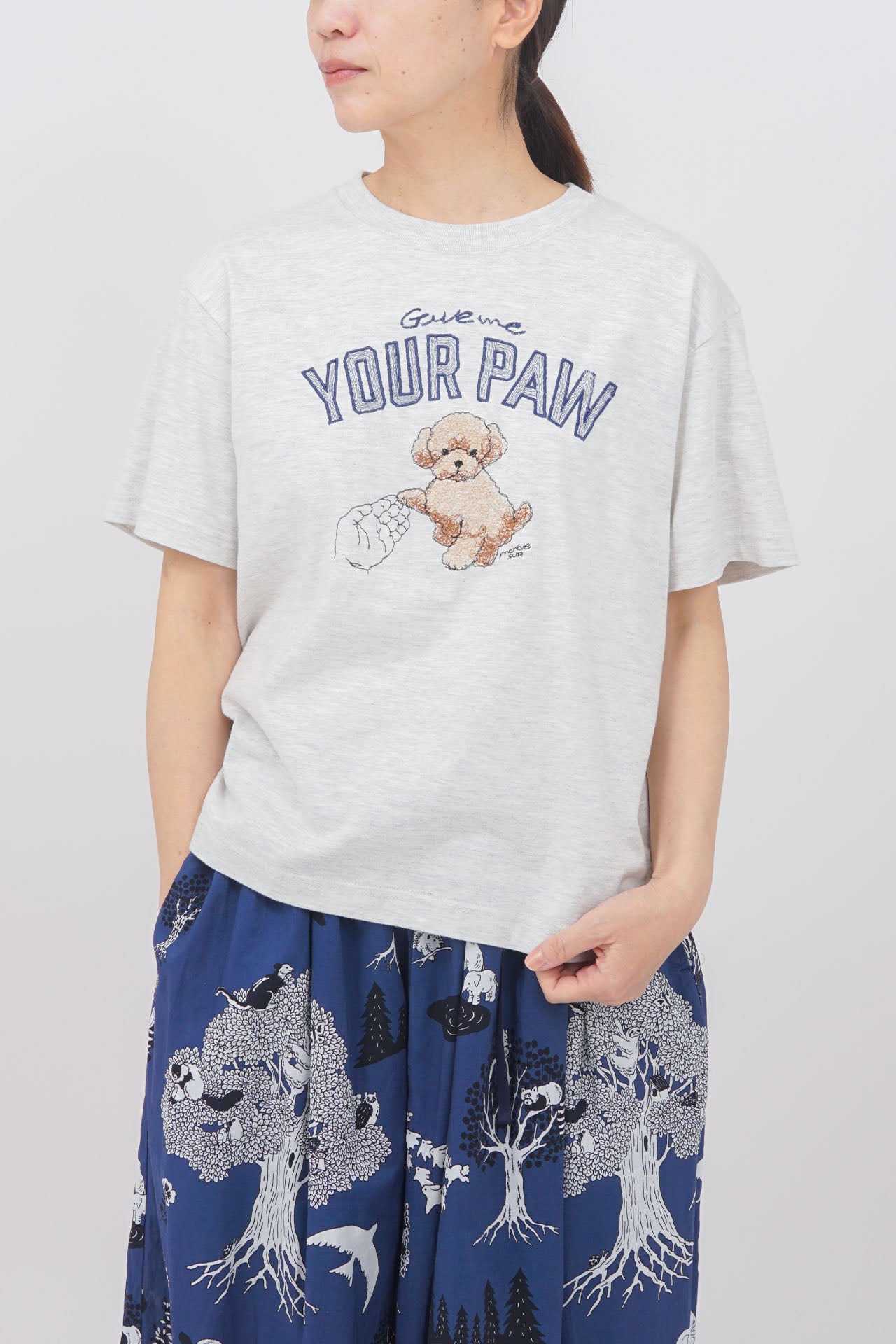 再入荷】EMB paw Tシャツ | marble SUD(マーブルシュッド)公式通販