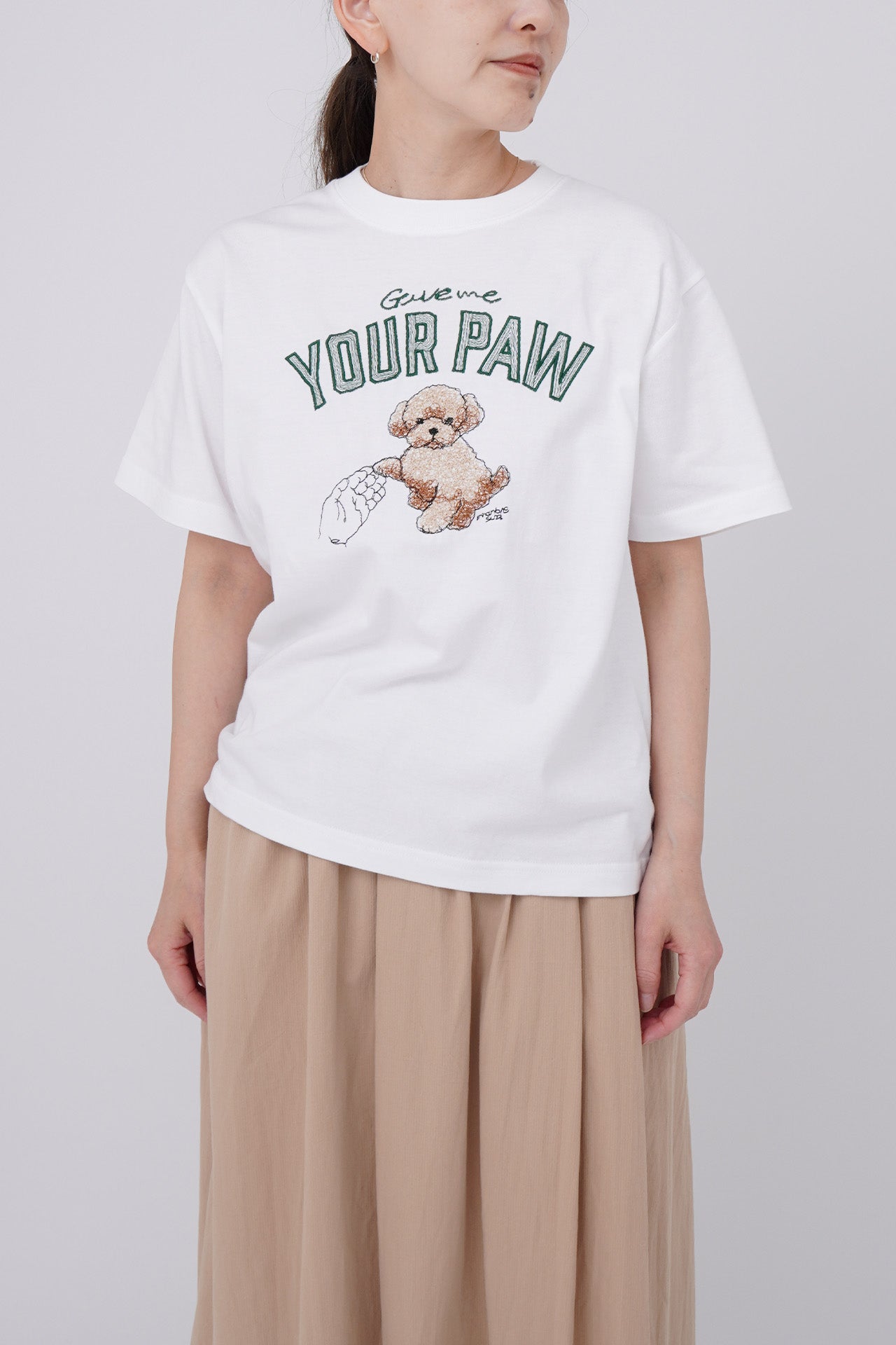再入荷】EMB paw Tシャツ | marble SUD(マーブルシュッド)公式通販