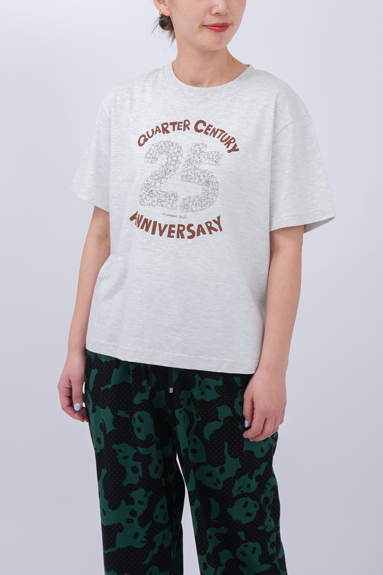 25SS 美品 マーブルシュッド Tシャツ　carrot yard ジャガード 25th LOTS Tシャツ | marble SUD(マーブルシュッド)公式通販
